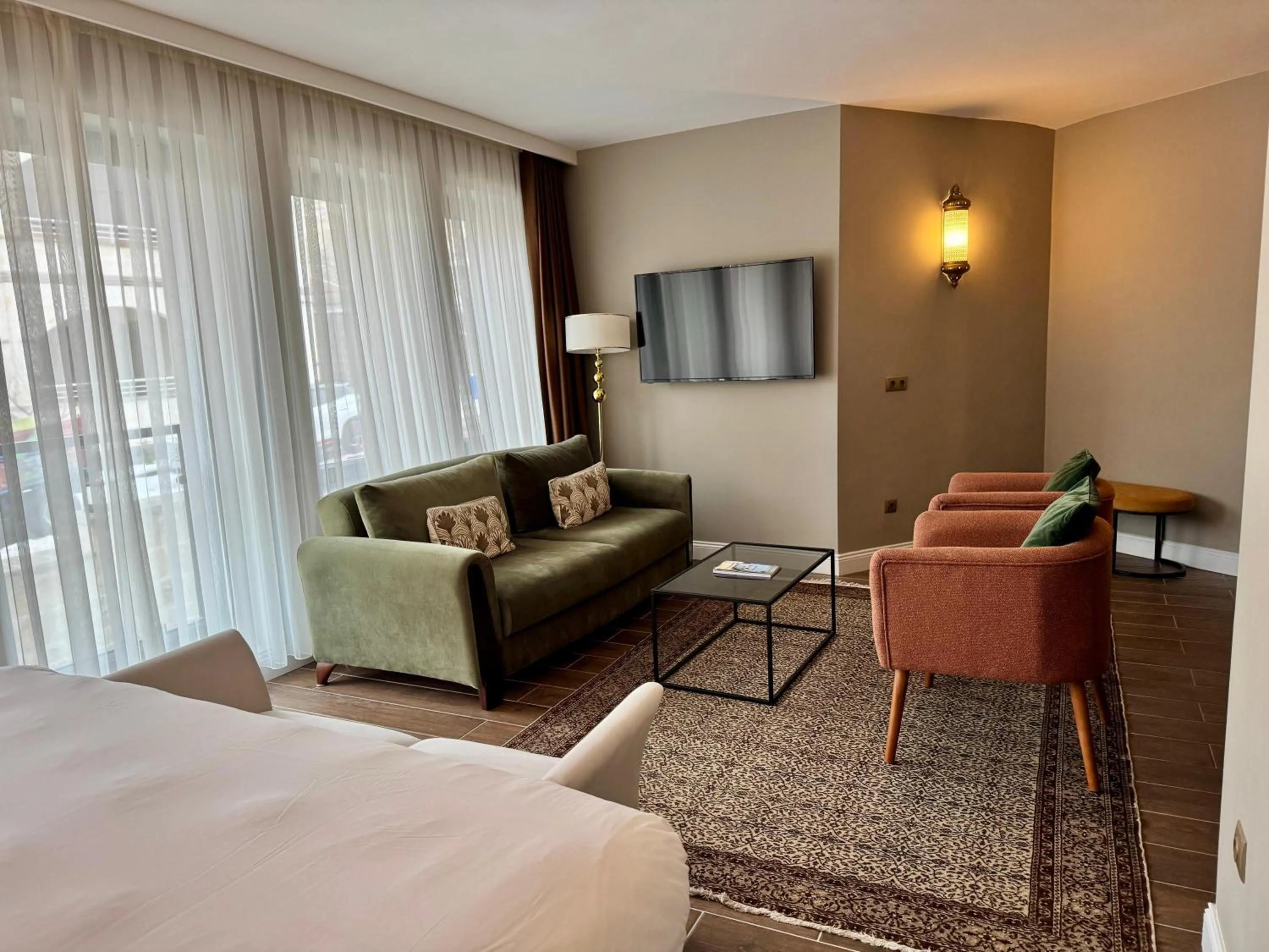 Bed in Osmanli Cappadocia Hotel