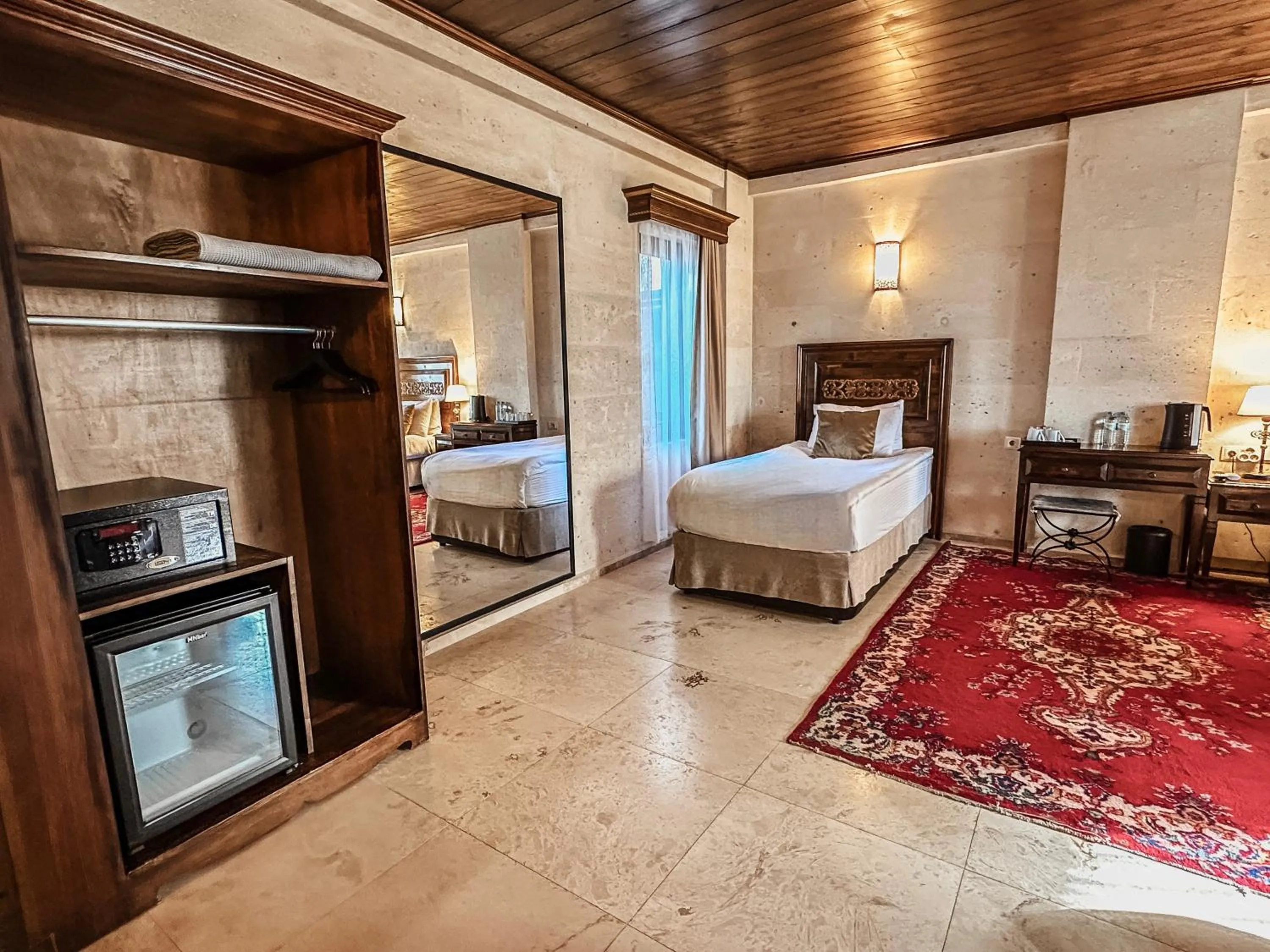 Bed in Osmanli Cappadocia Hotel