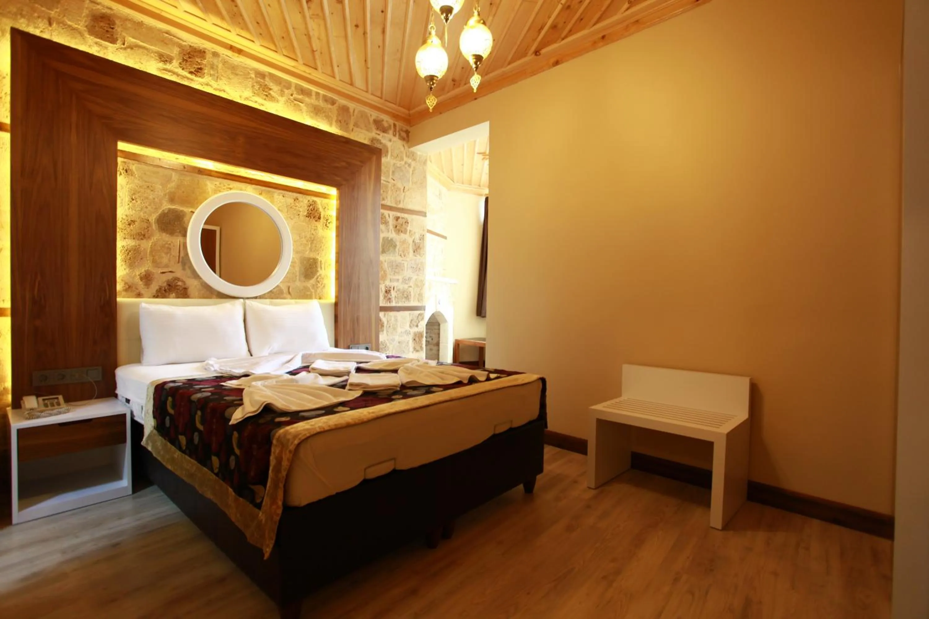 Photo of the whole room, Bed in Bacchus Pension