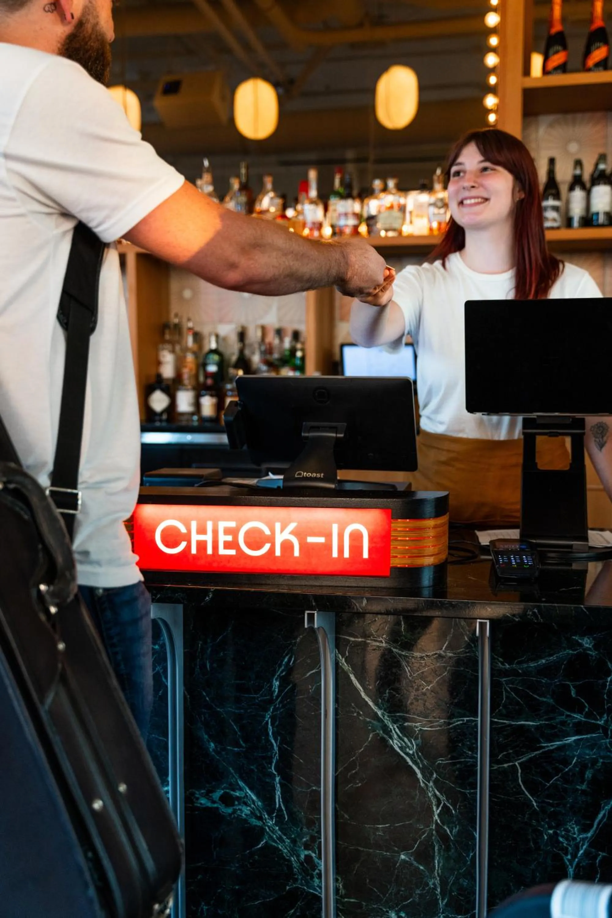 Lobby or reception in Waymore's Guest House
