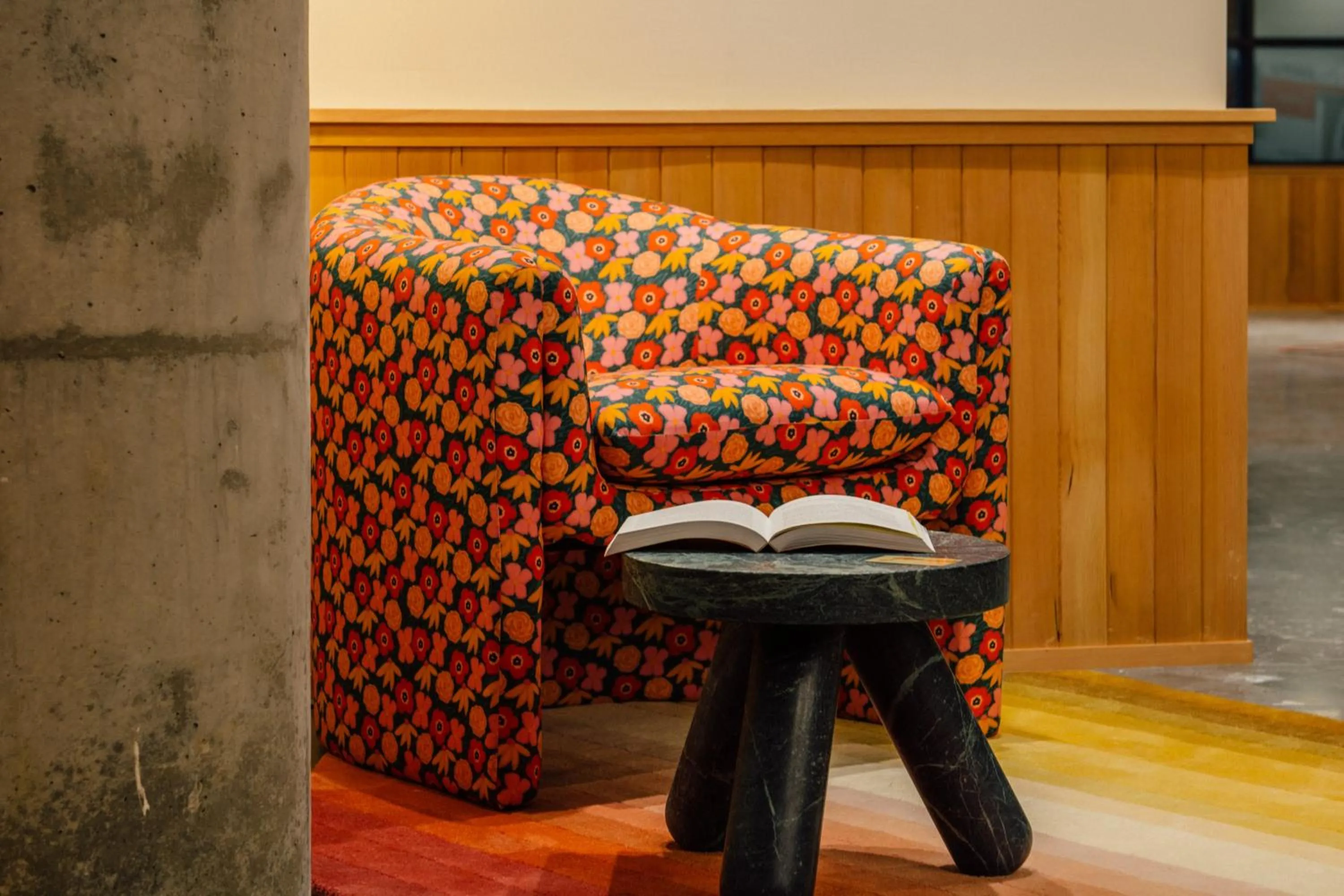 Seating area in Waymore's Guest House
