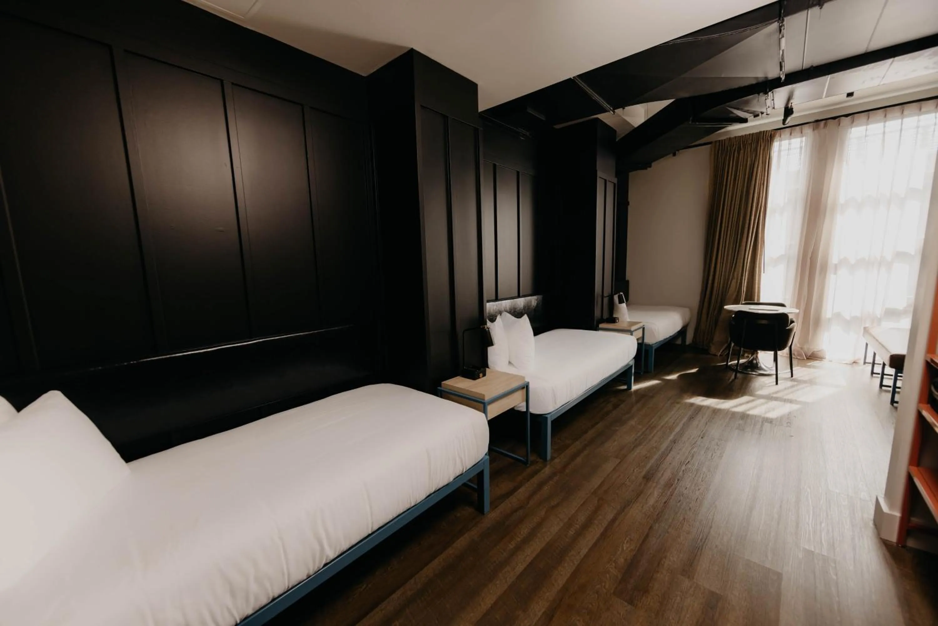 Bed in Waymore's Guest House