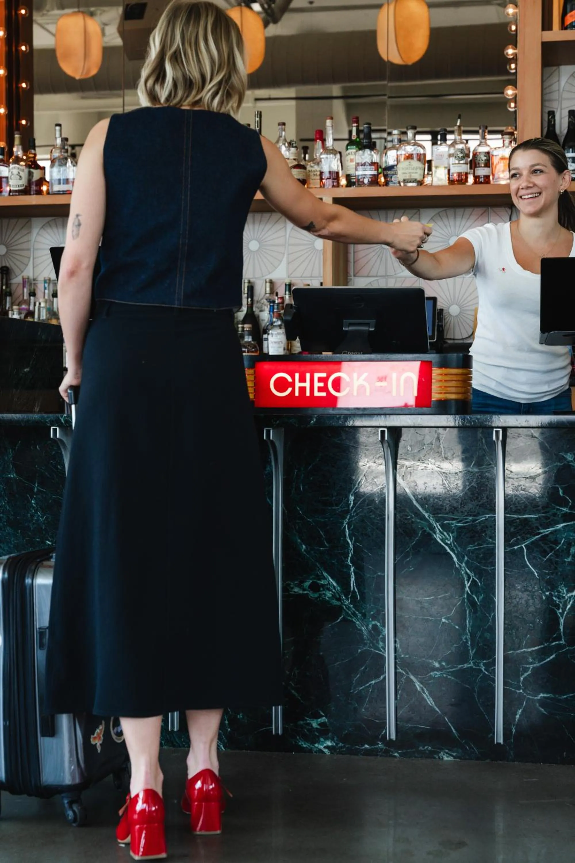 Lobby or reception in Waymore's Guest House