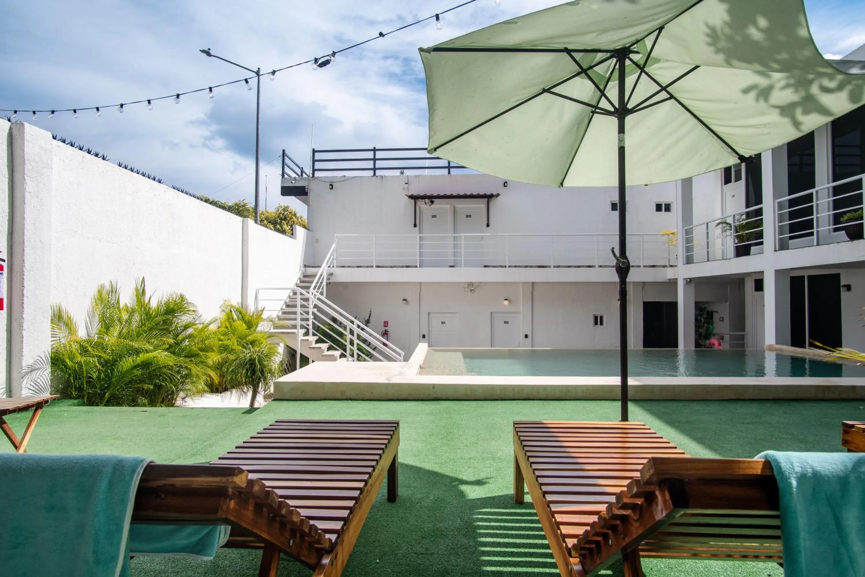 Swimming pool in La Quinta Caribeña