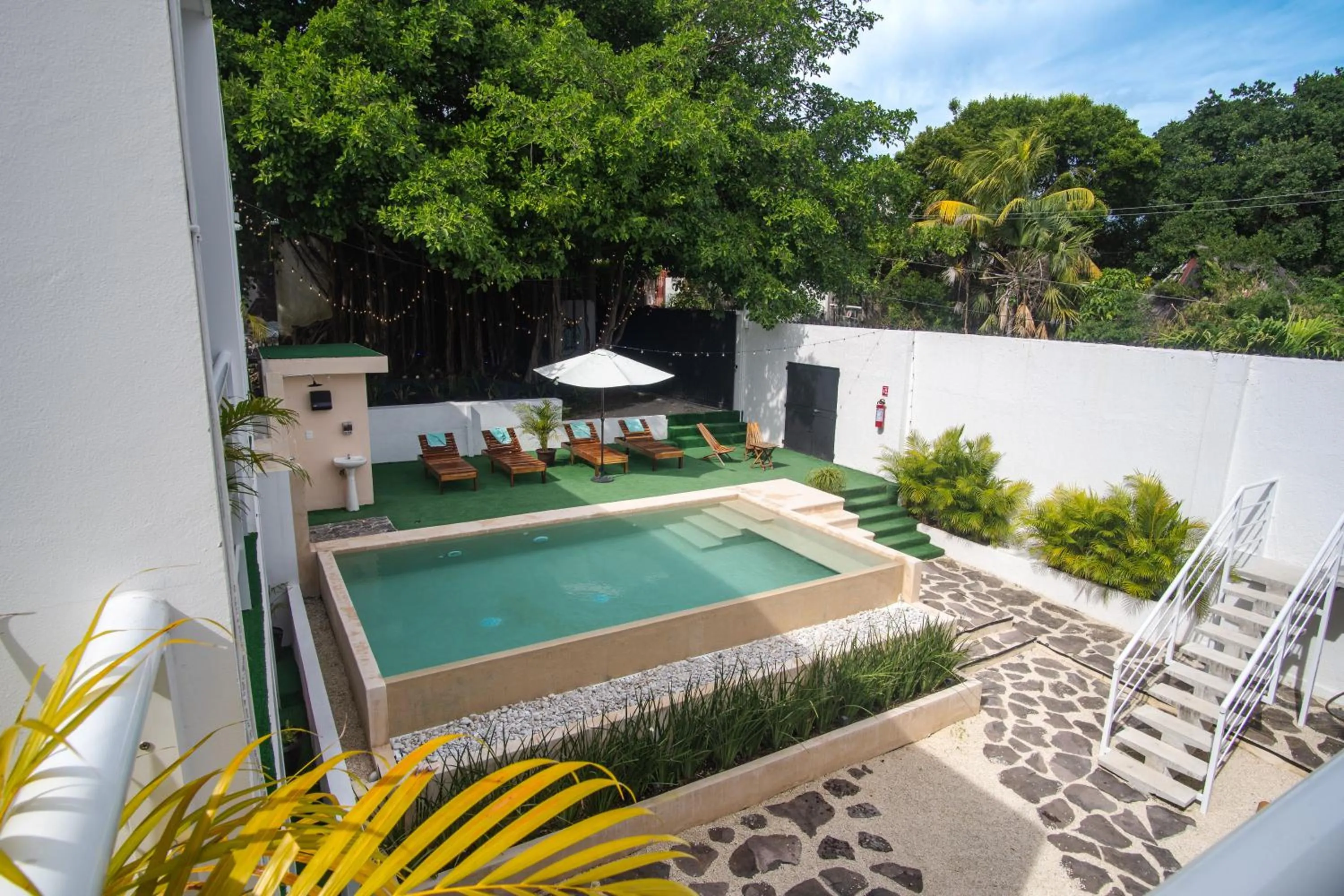 Swimming pool in La Quinta Caribeña