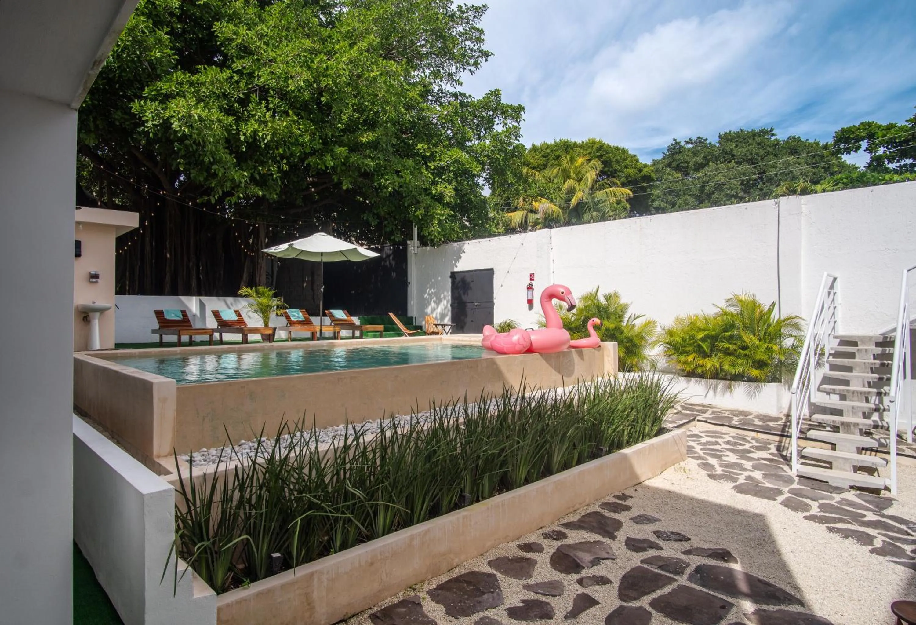 Swimming pool in La Quinta Caribeña