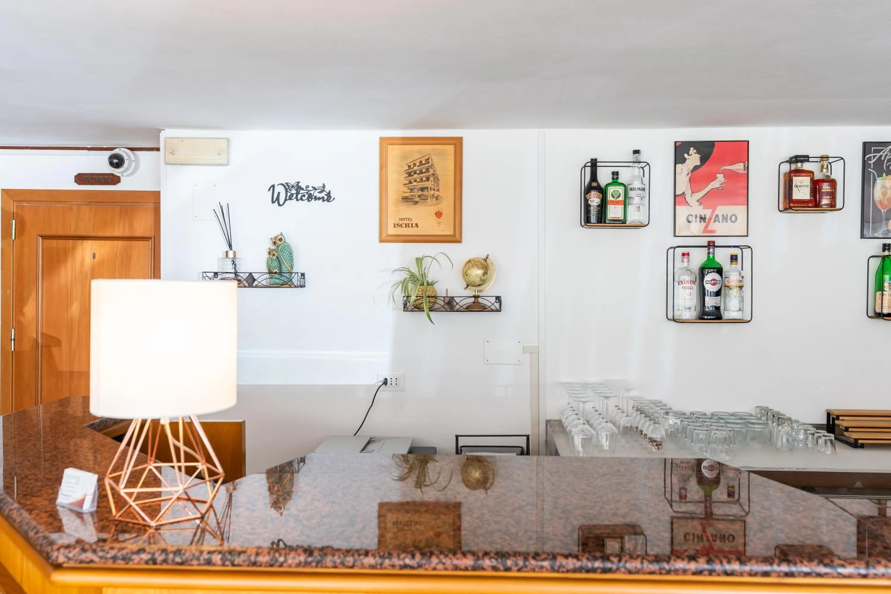 Lobby or reception in Hotel Ischia