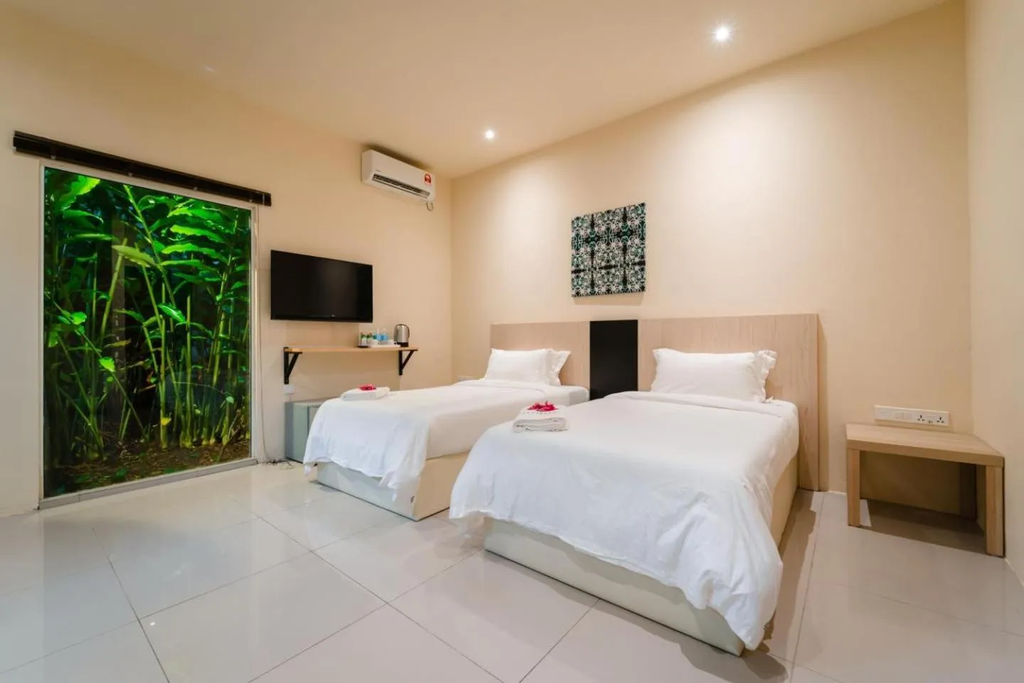 Bed in The Firefly Resort