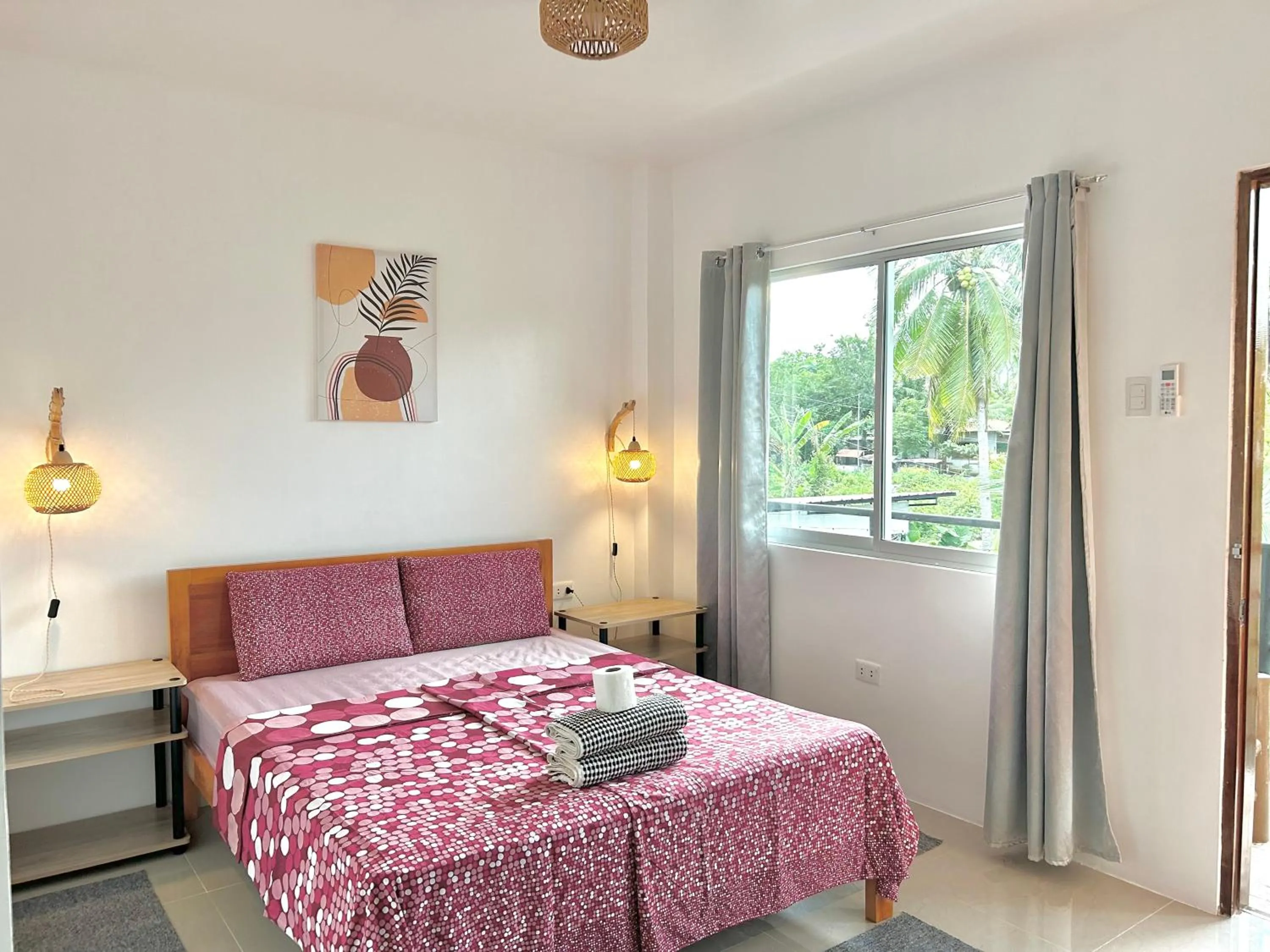 Bed in Coconut Inn Moalboal