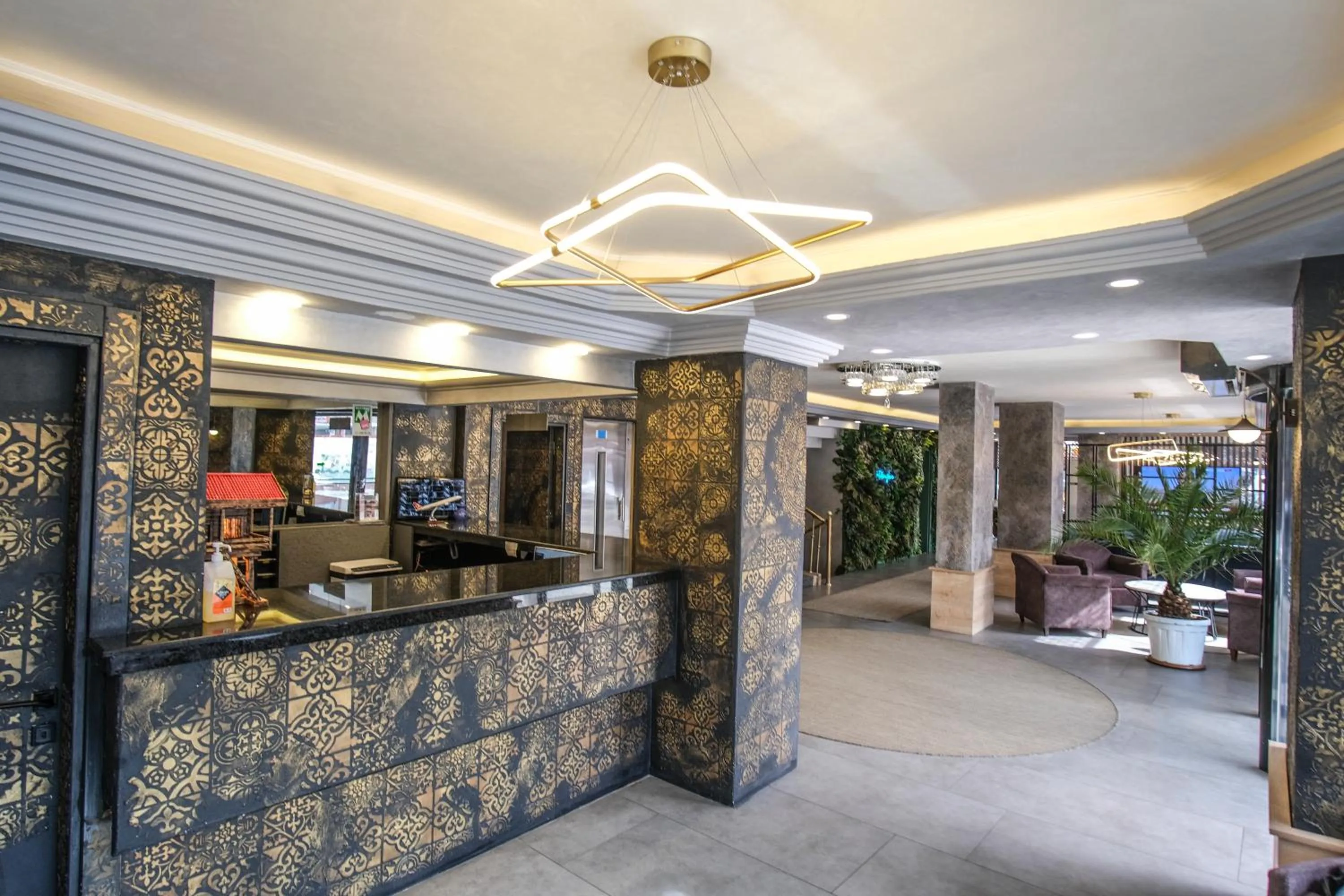Lobby or reception in Rhisos Gold Otel