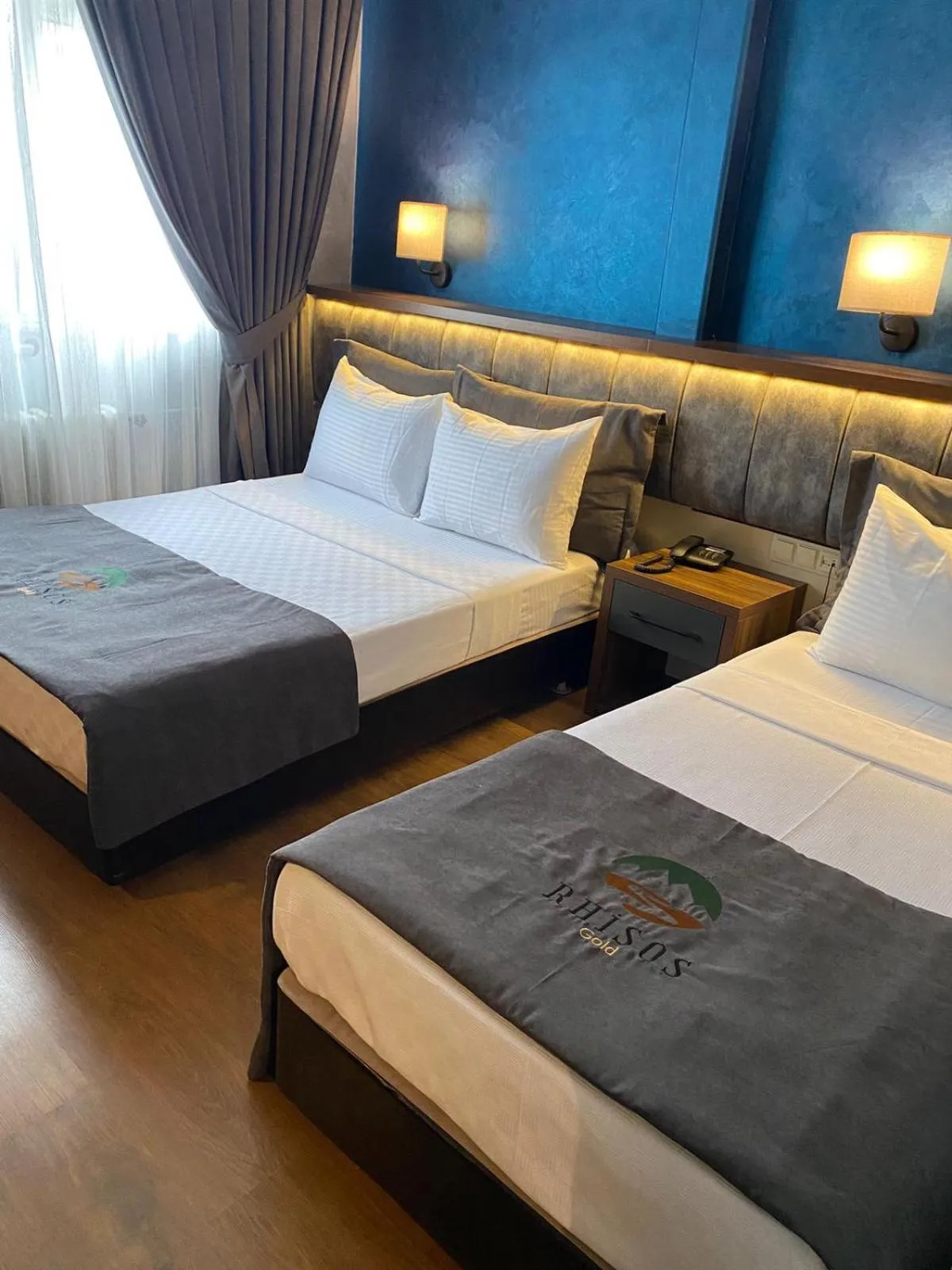 Bedroom, Bed in Rhisos Gold Otel