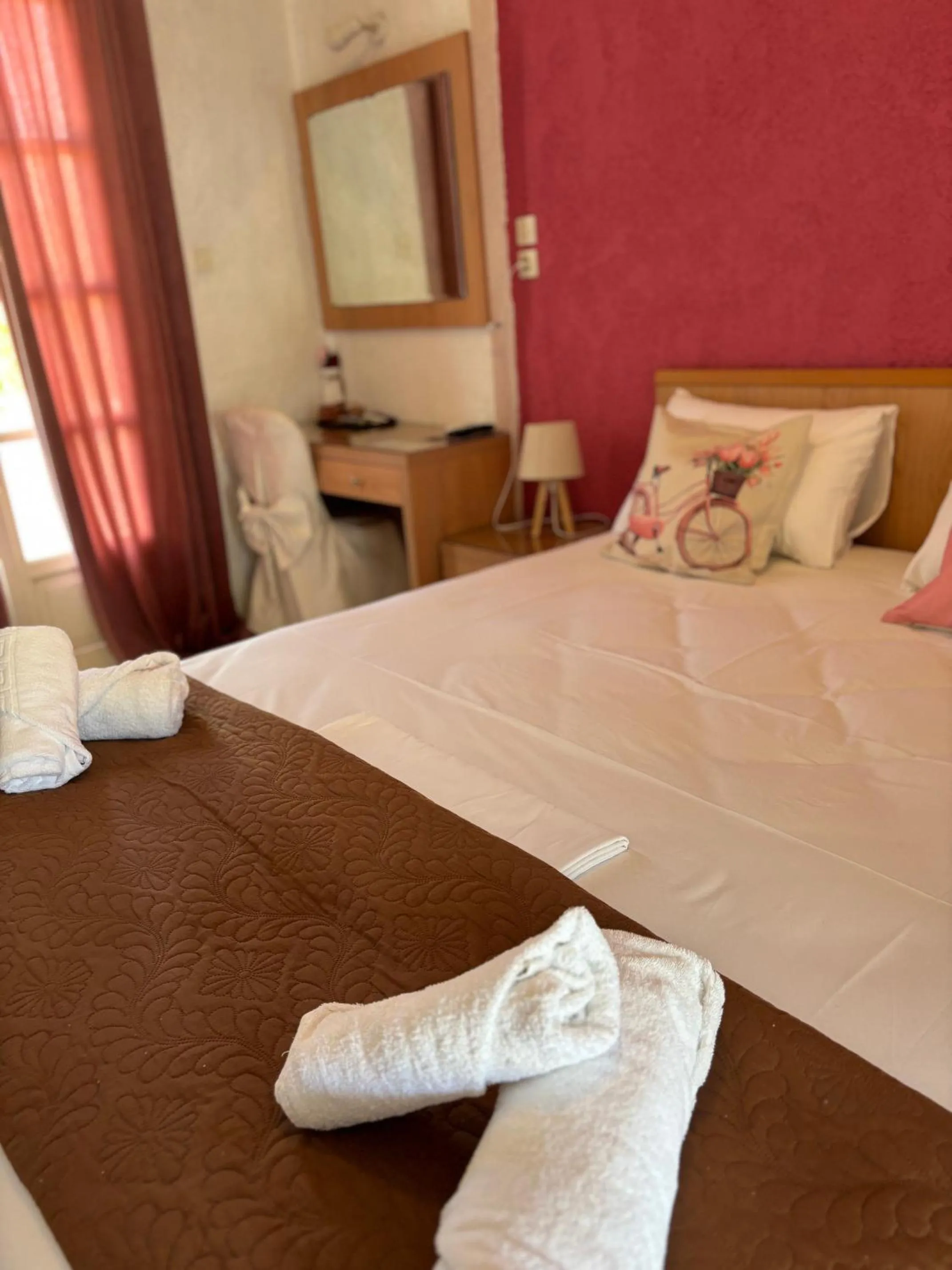 Bed in Athina Studios