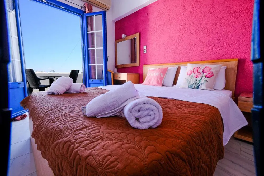 Bed in Athina Studios