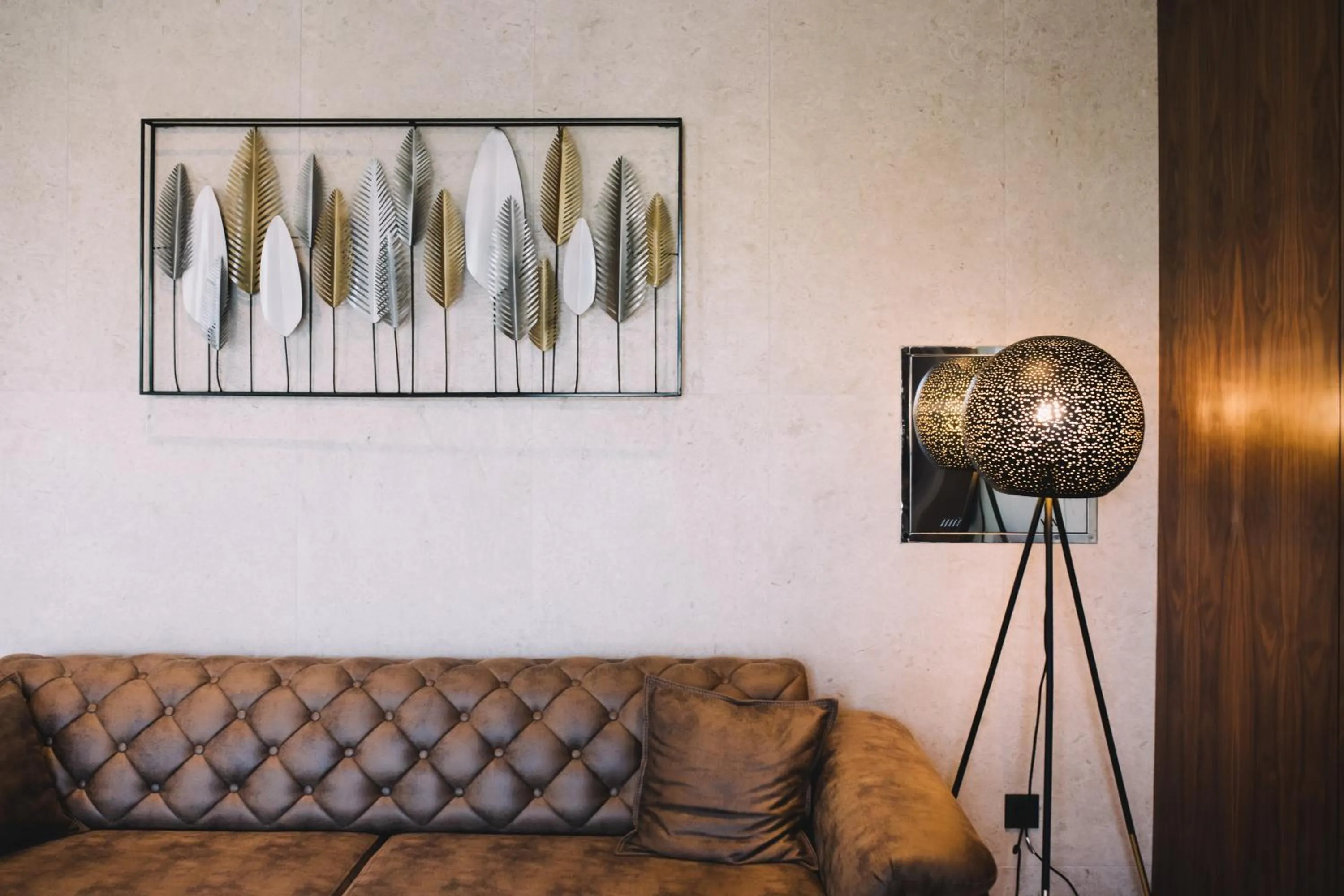 Decorative detail in Hotel Batuda