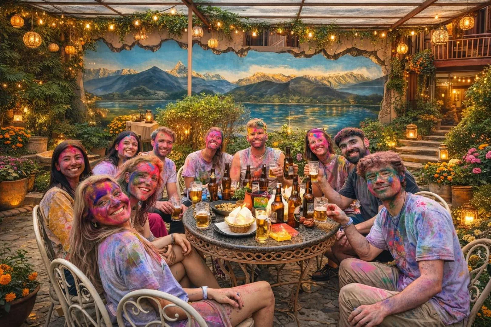 Garden in Kathmandu Aagantuk Hotel