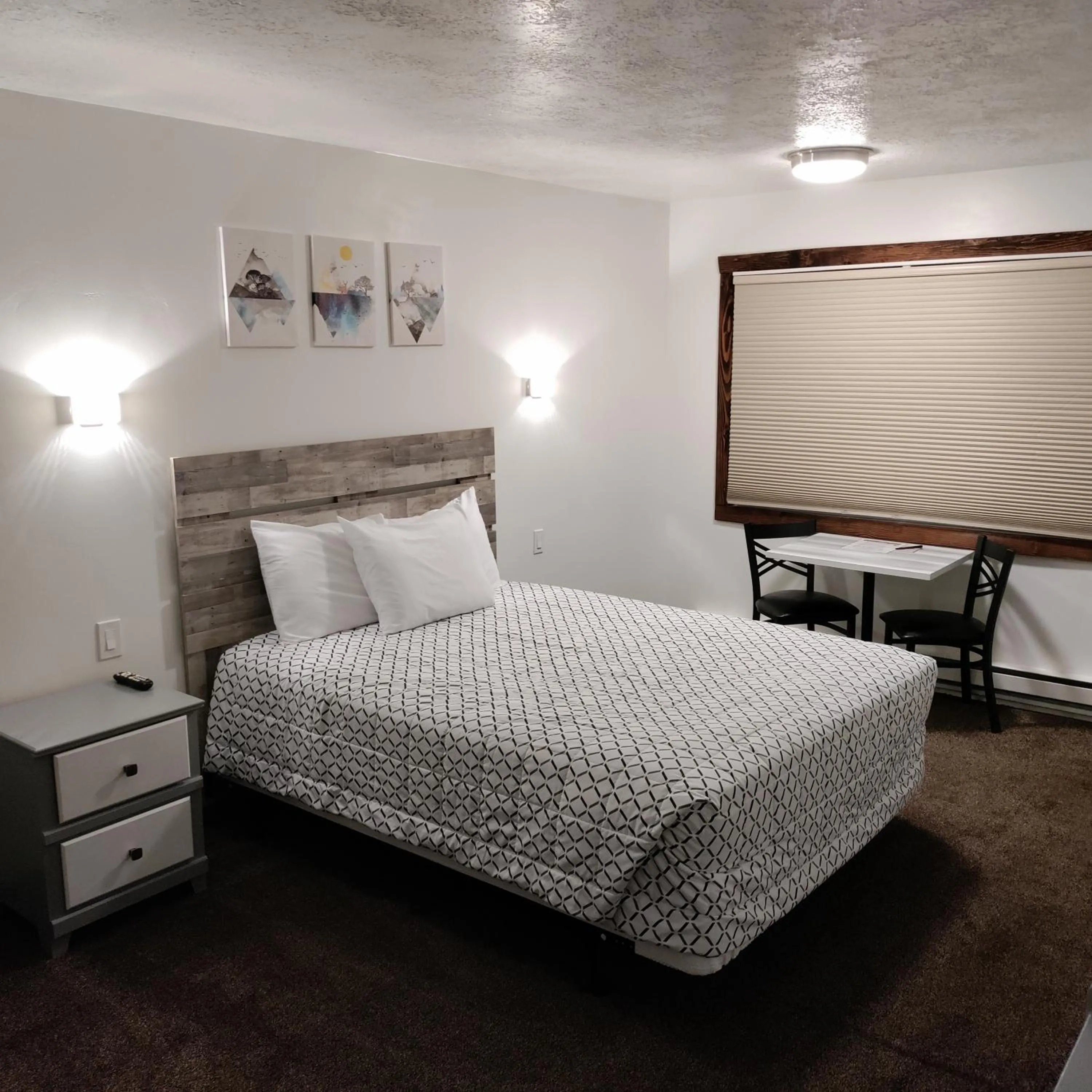 Bed in High Desert Inn