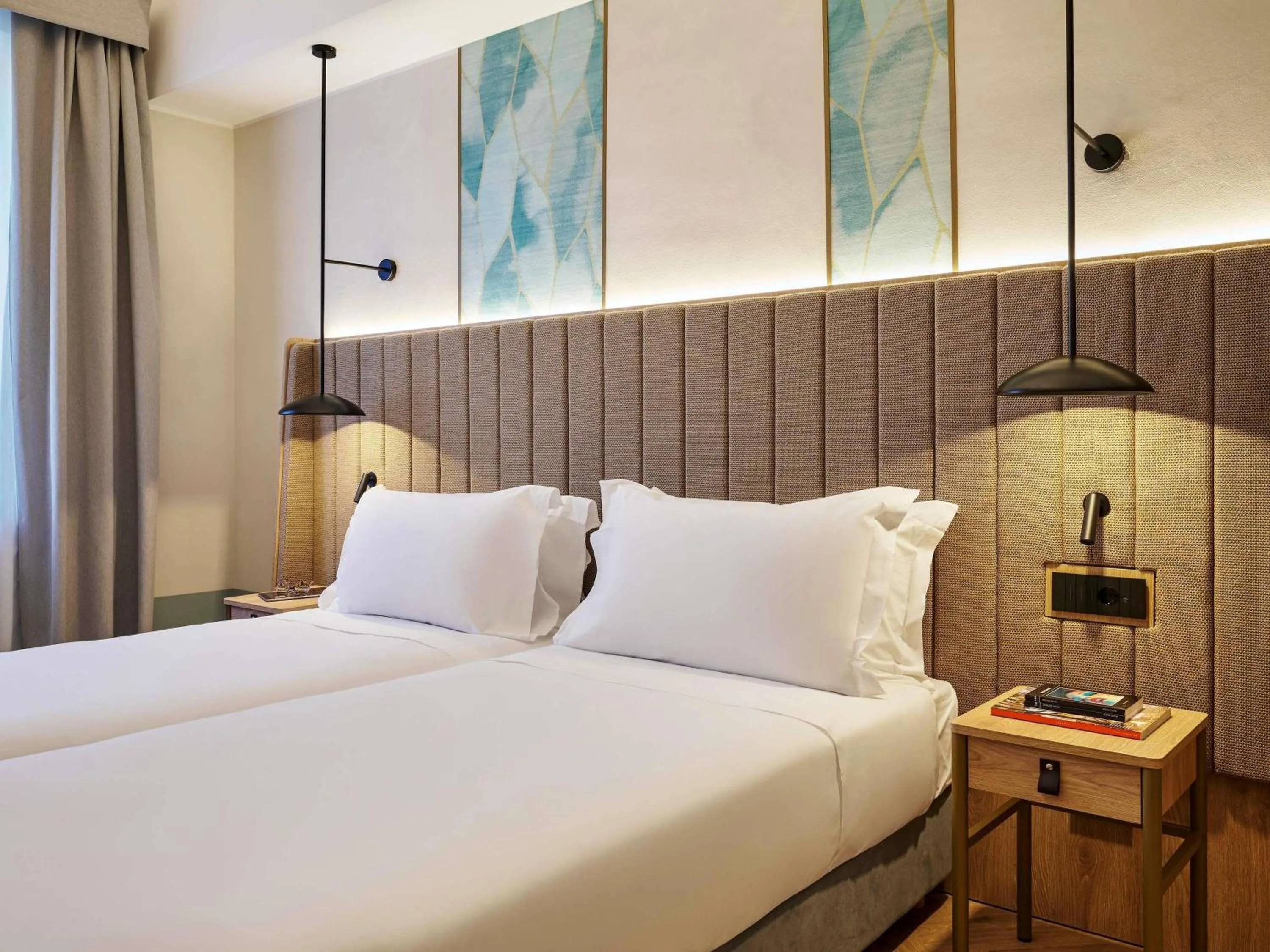 Bedroom, Bed in Hotel Giacomo Morra Alba - Handwritten Collection