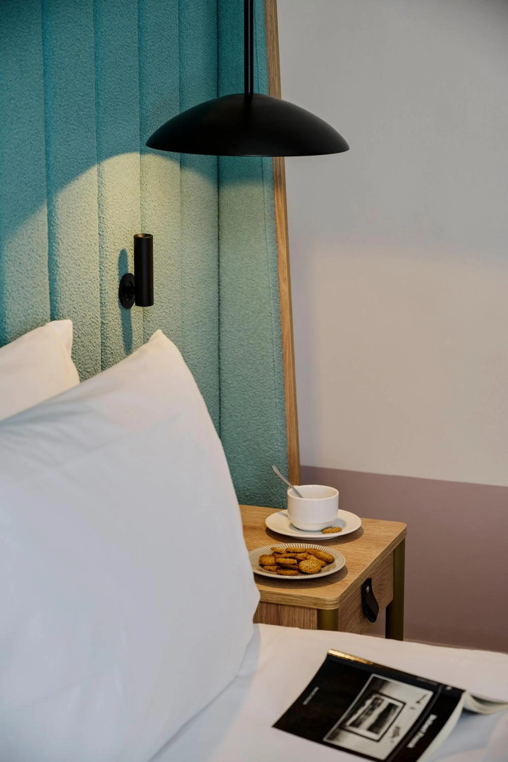 Bedroom, Bed in Hotel Giacomo Morra Alba - Handwritten Collection