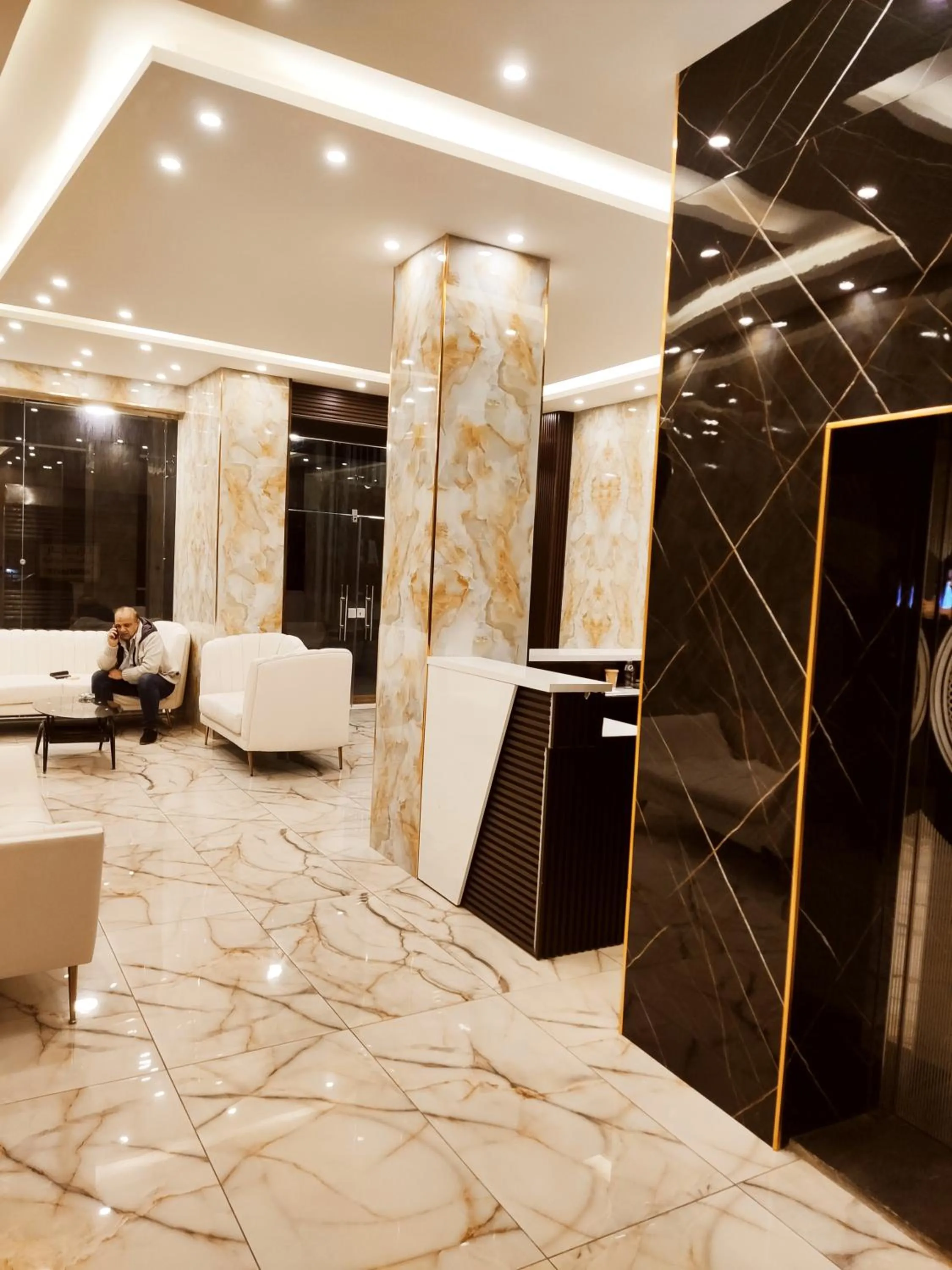 Lobby or reception in Golden Hotel