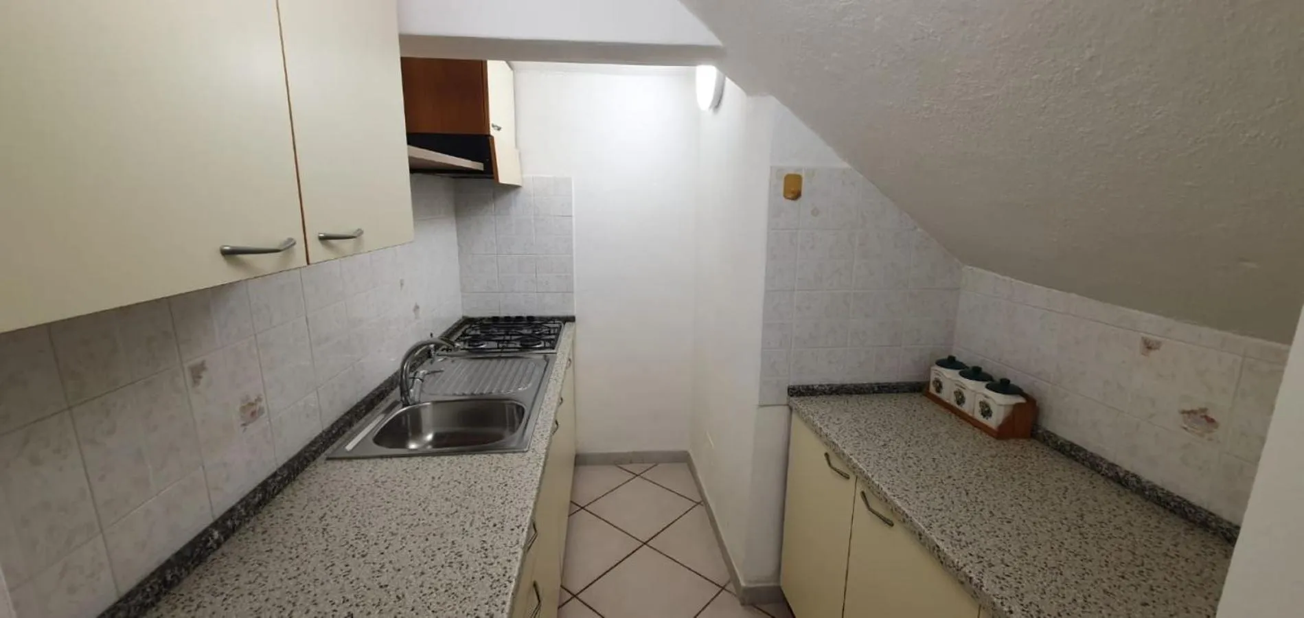 Kitchen or kitchenette in Appartamenti Villa Miramare