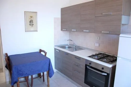 Kitchen or kitchenette in Appartamenti Villa Miramare