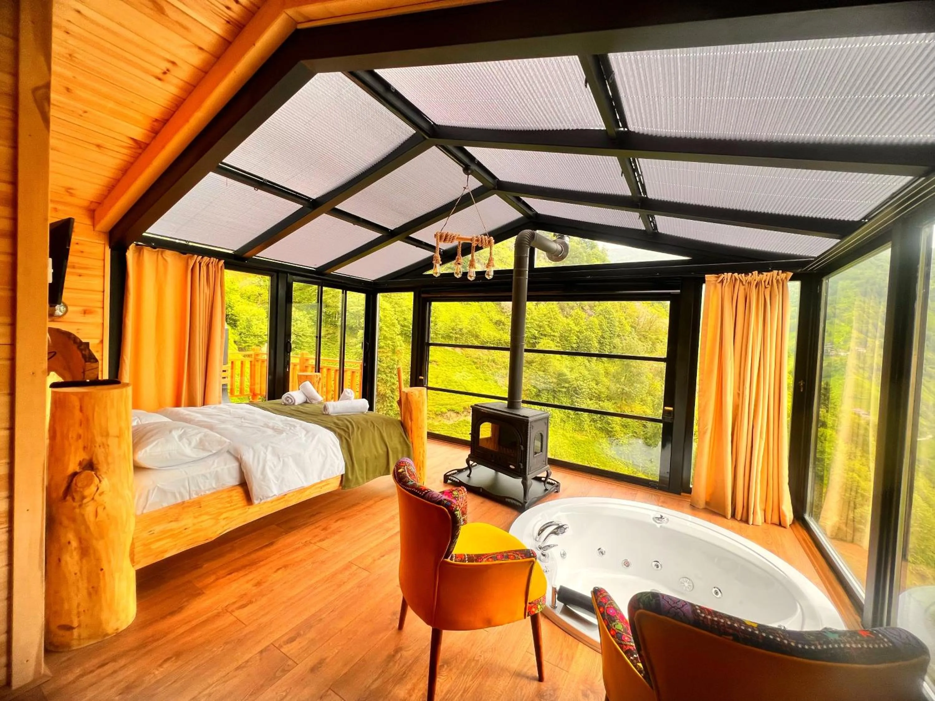 Bed in Northland Bungalows
