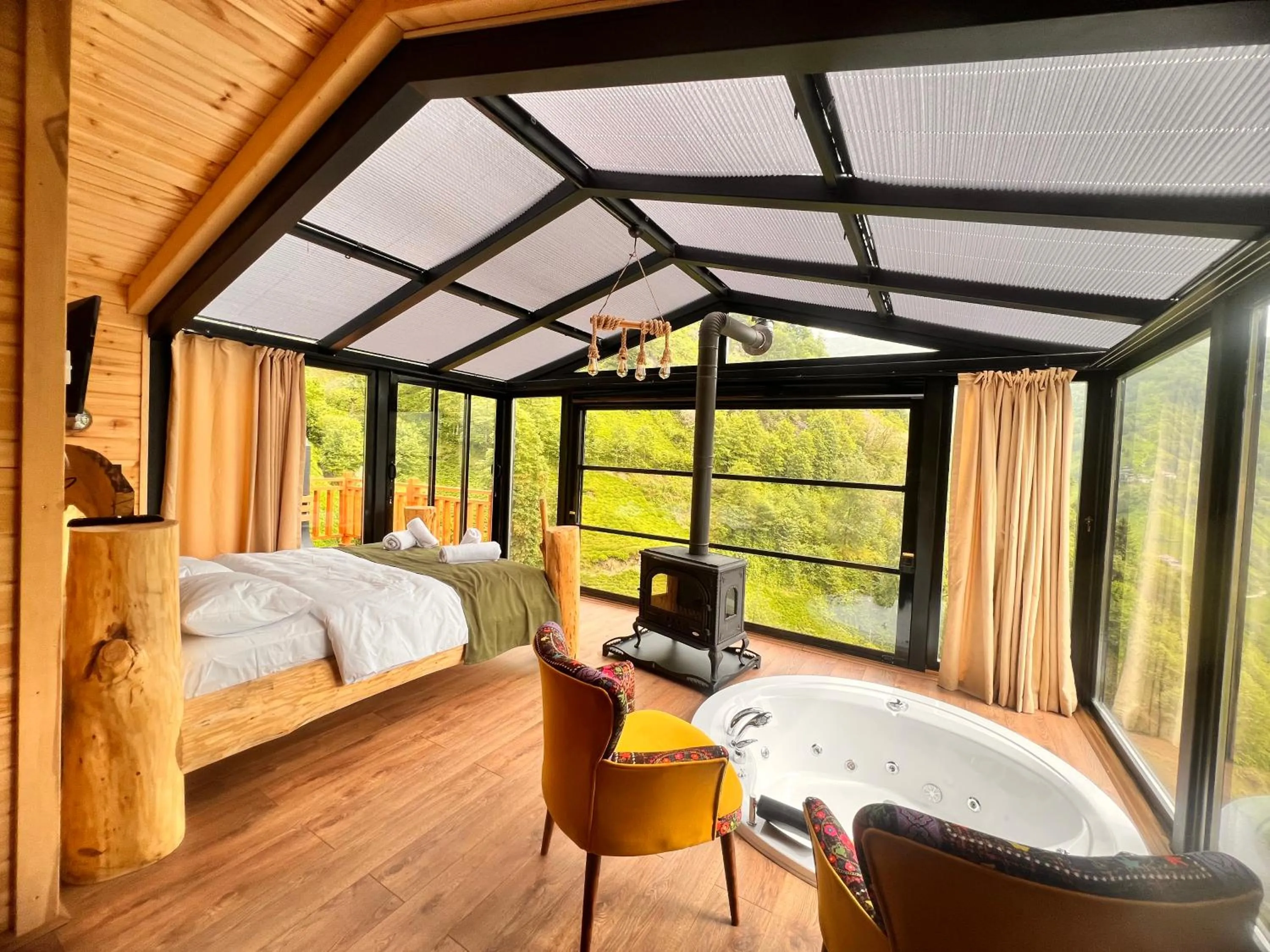 Bed in Northland Bungalows