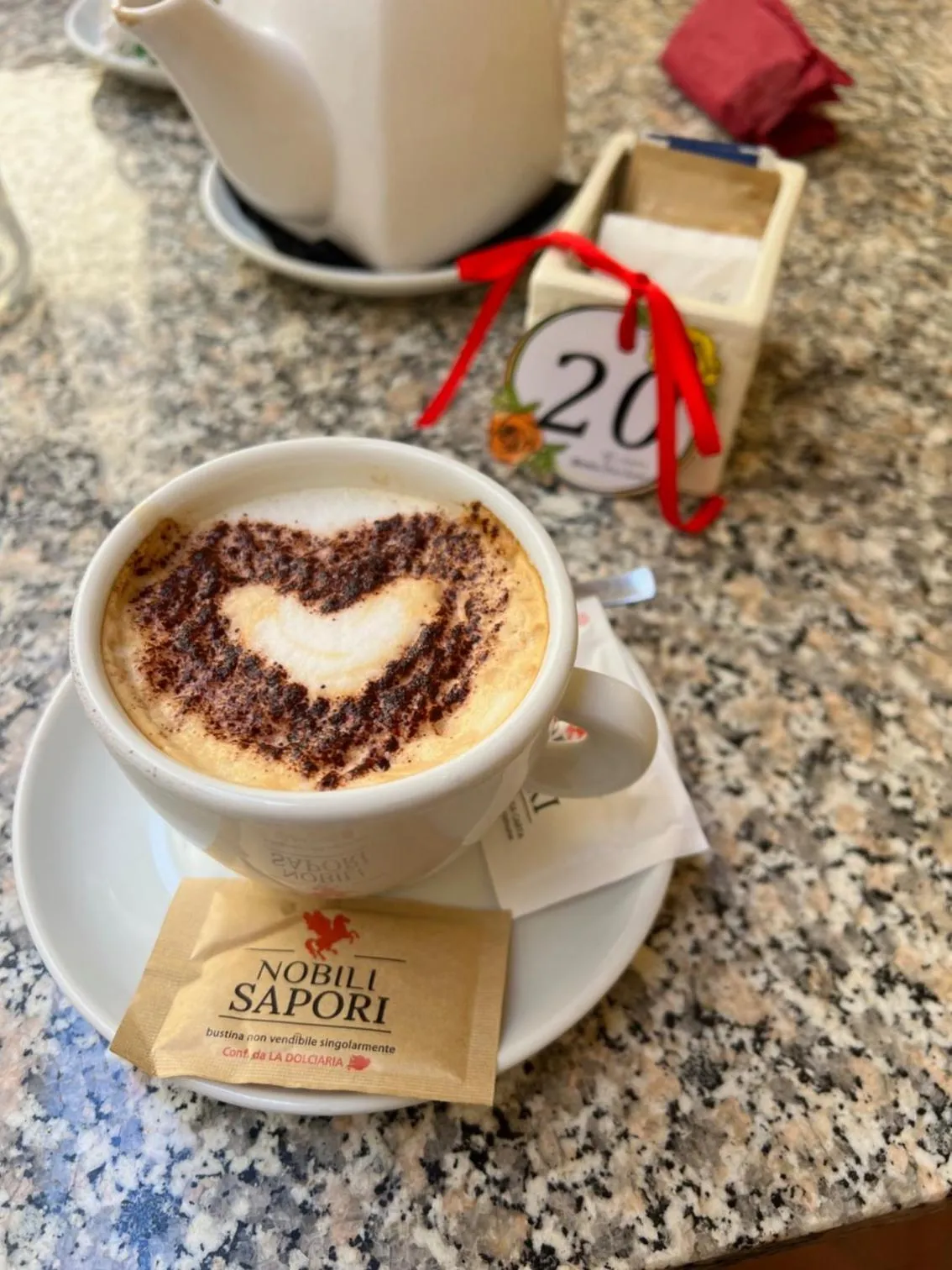 Continental breakfast in Hotel San Lino