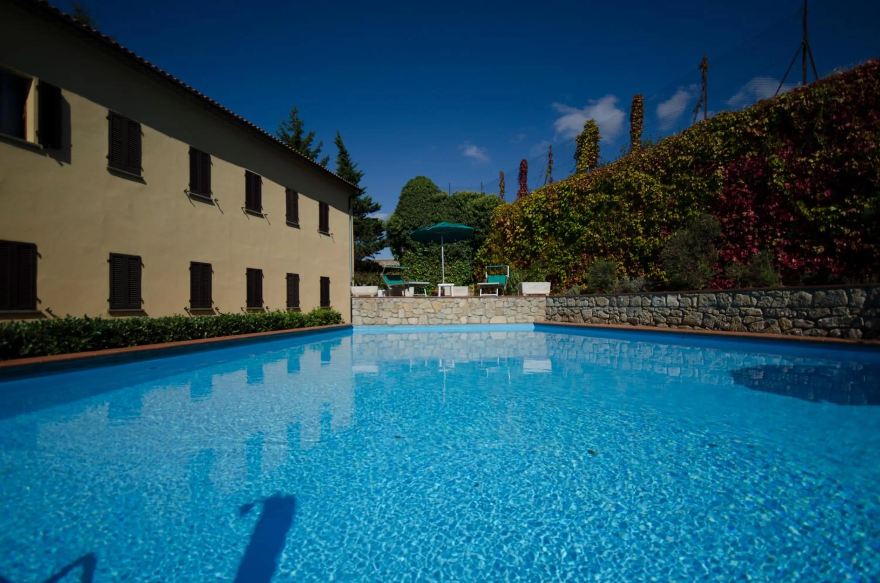 Pool view in Hotel San Lino