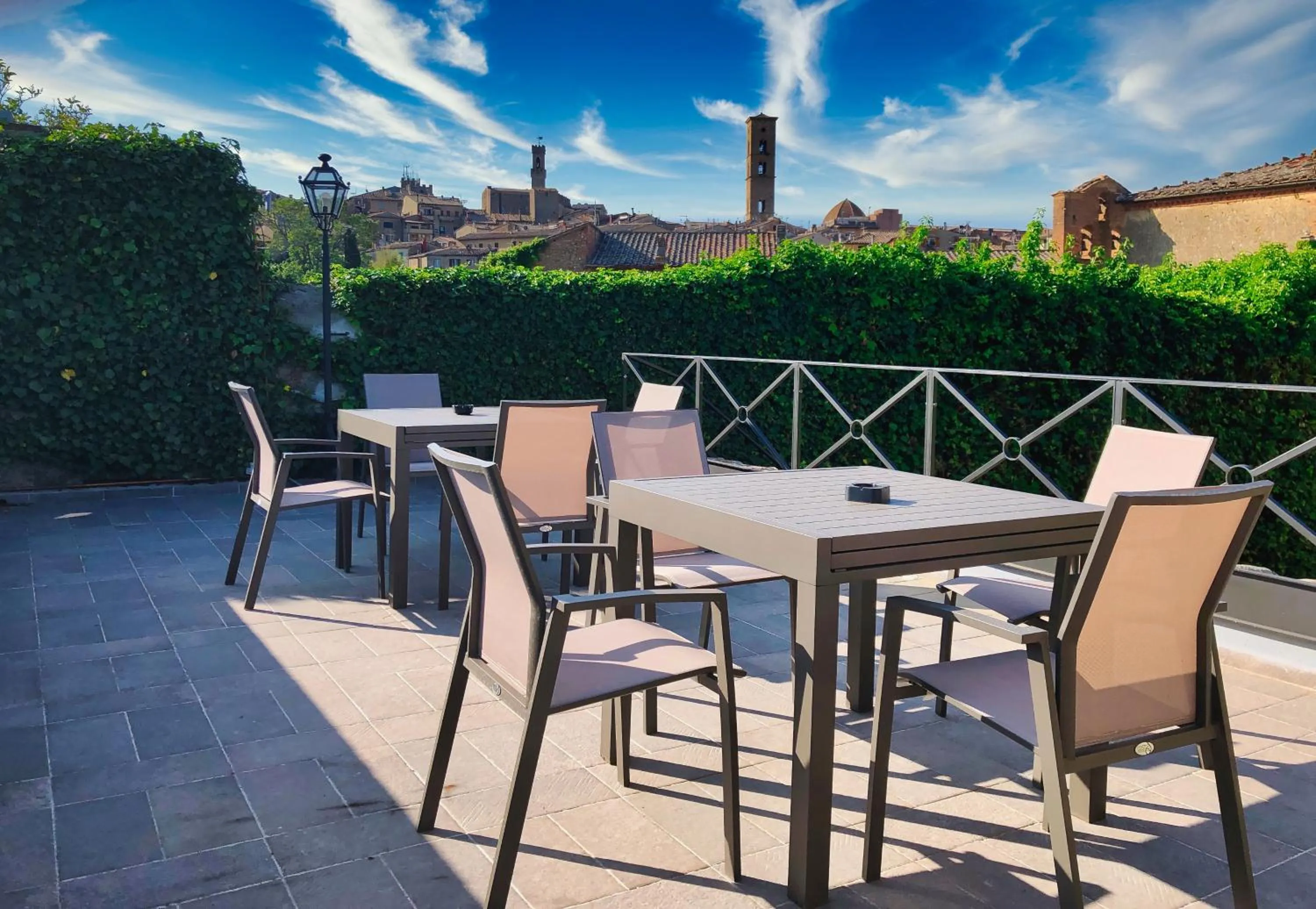 Patio in Hotel San Lino