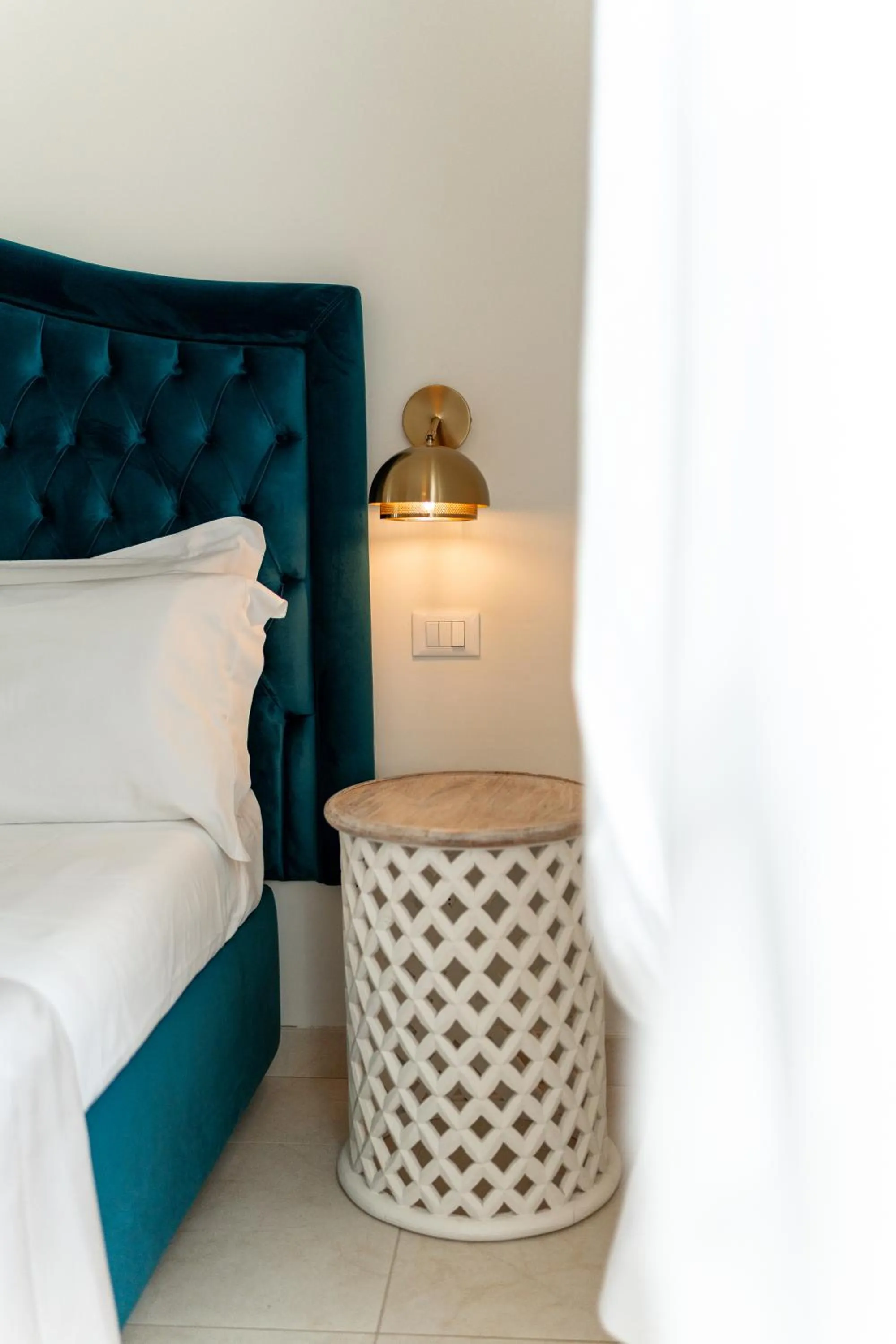 Decorative detail, Bed in Tenuta Centoporte