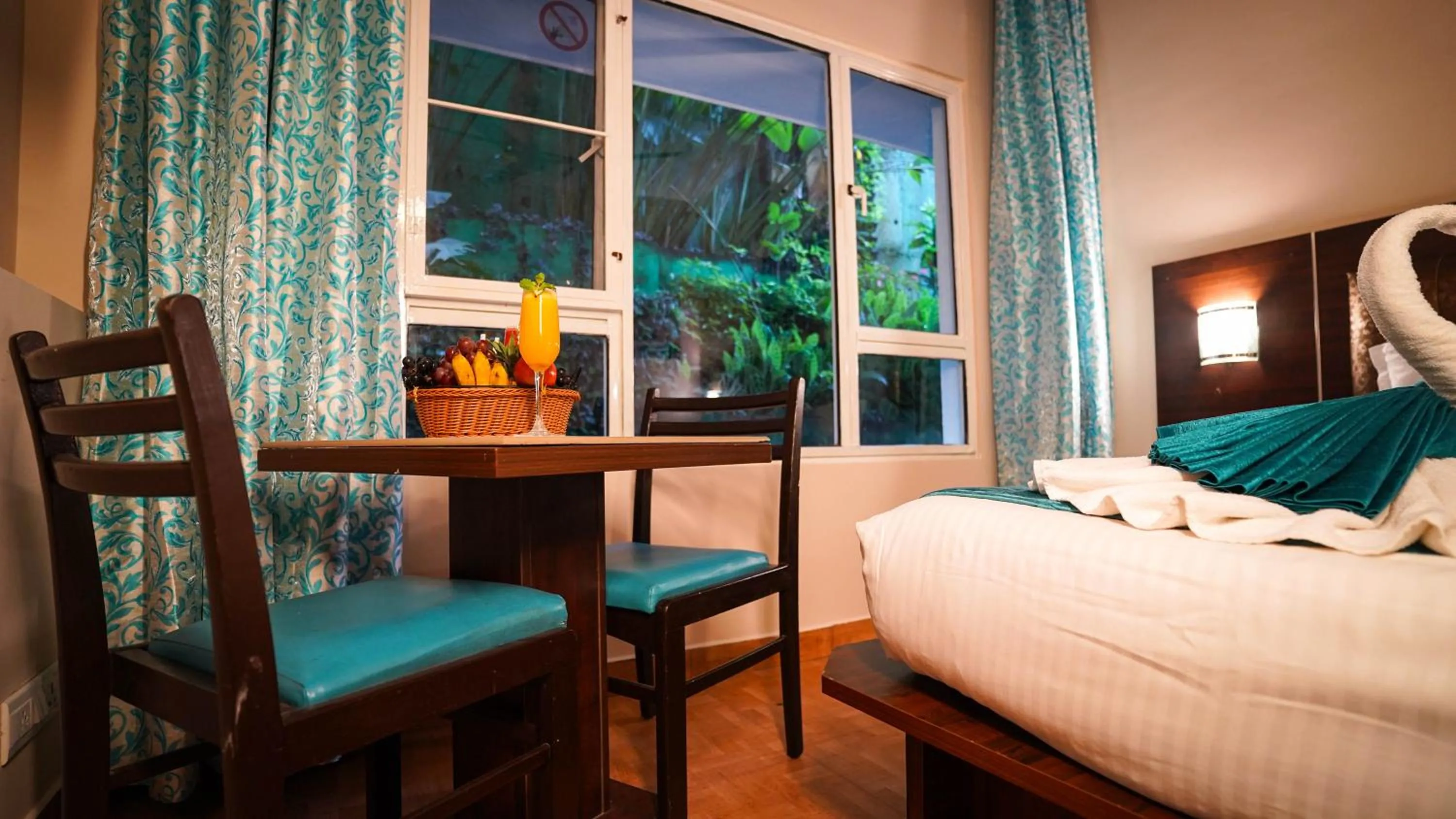 Garden view in Misty Mountain Resort