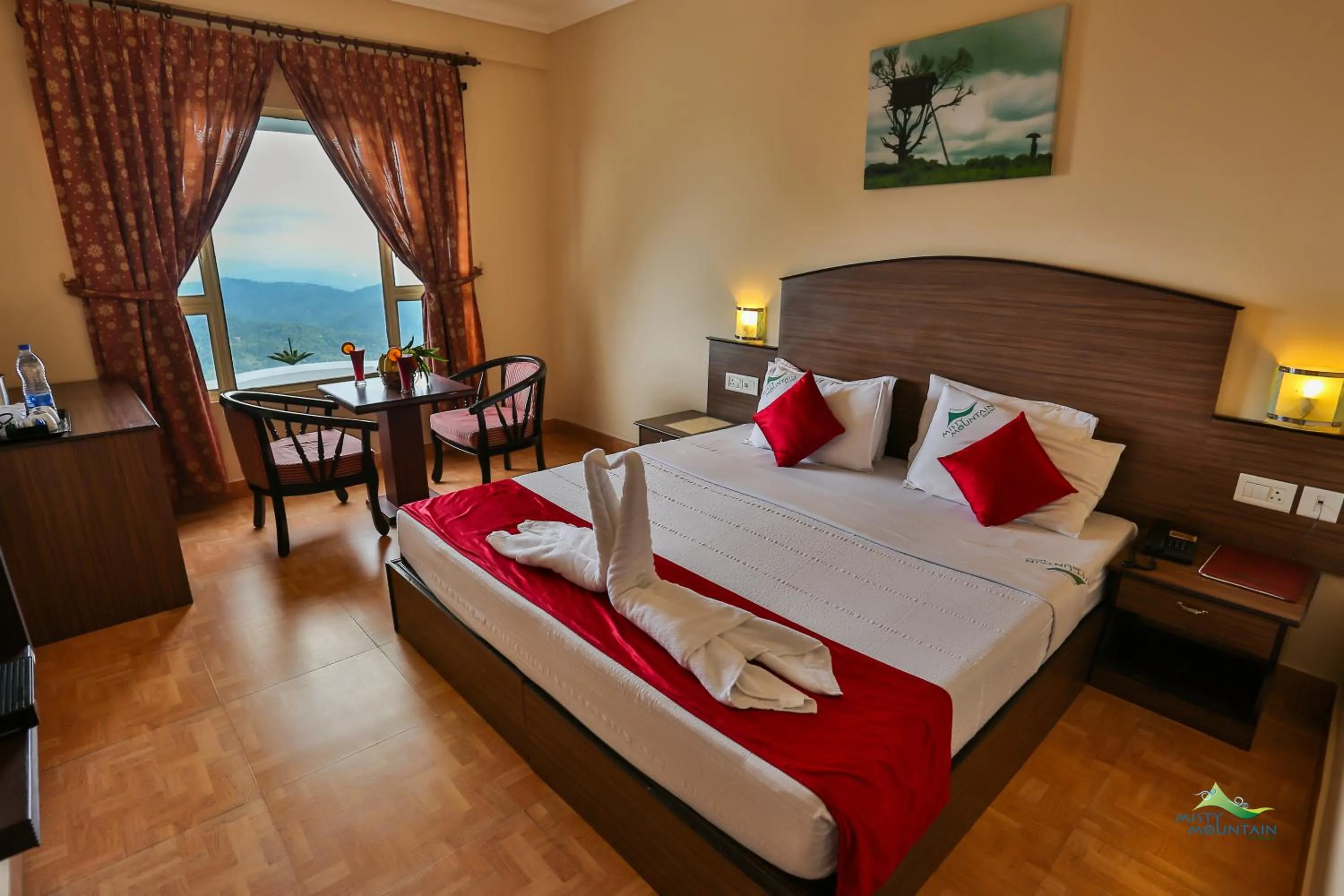 Bed in Misty Mountain Resort