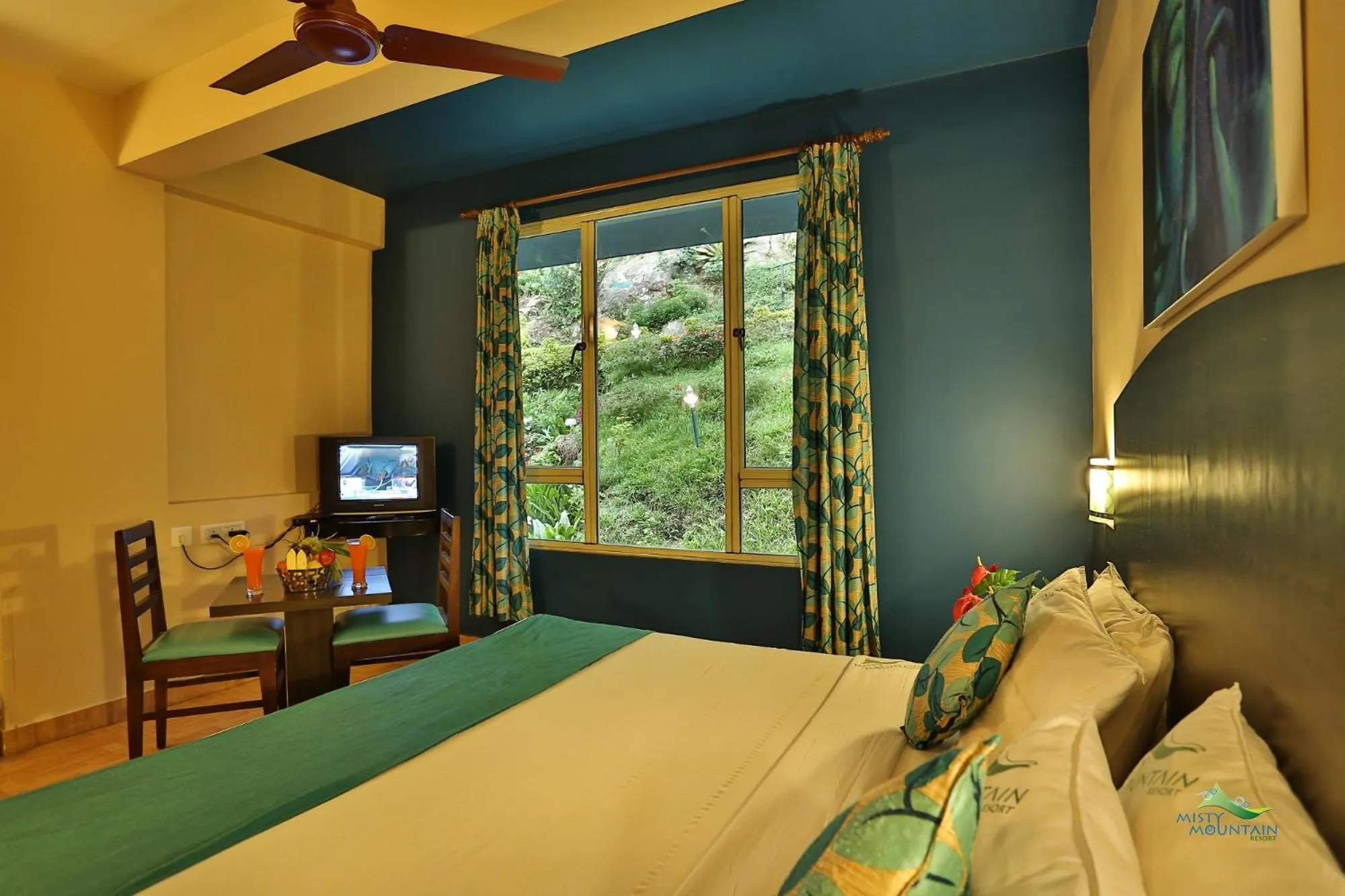 Bed in Misty Mountain Resort