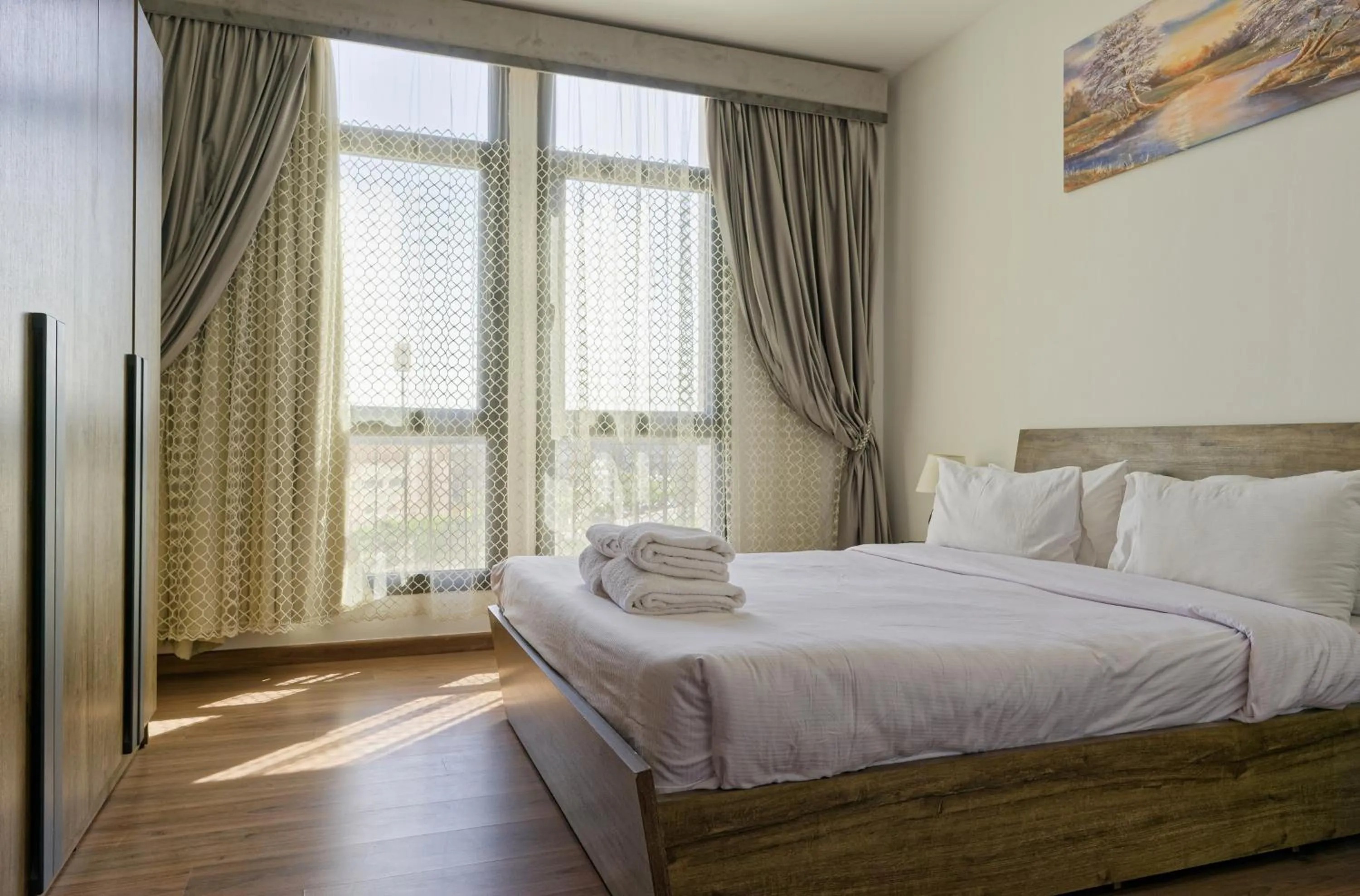 Bed in VESTA - Cairo Festival City Residence