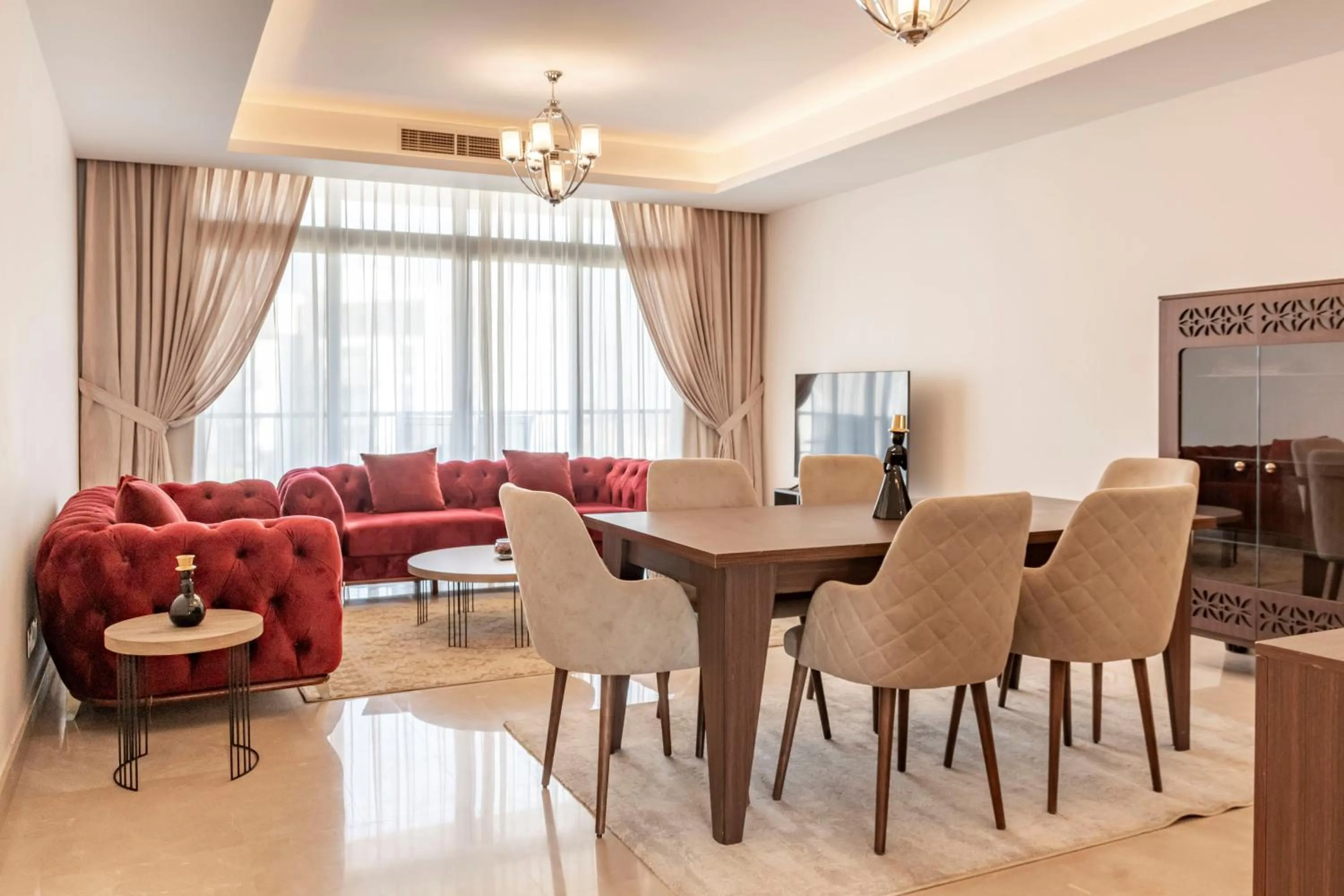 Communal lounge/ TV room in VESTA - Cairo Festival City Residence