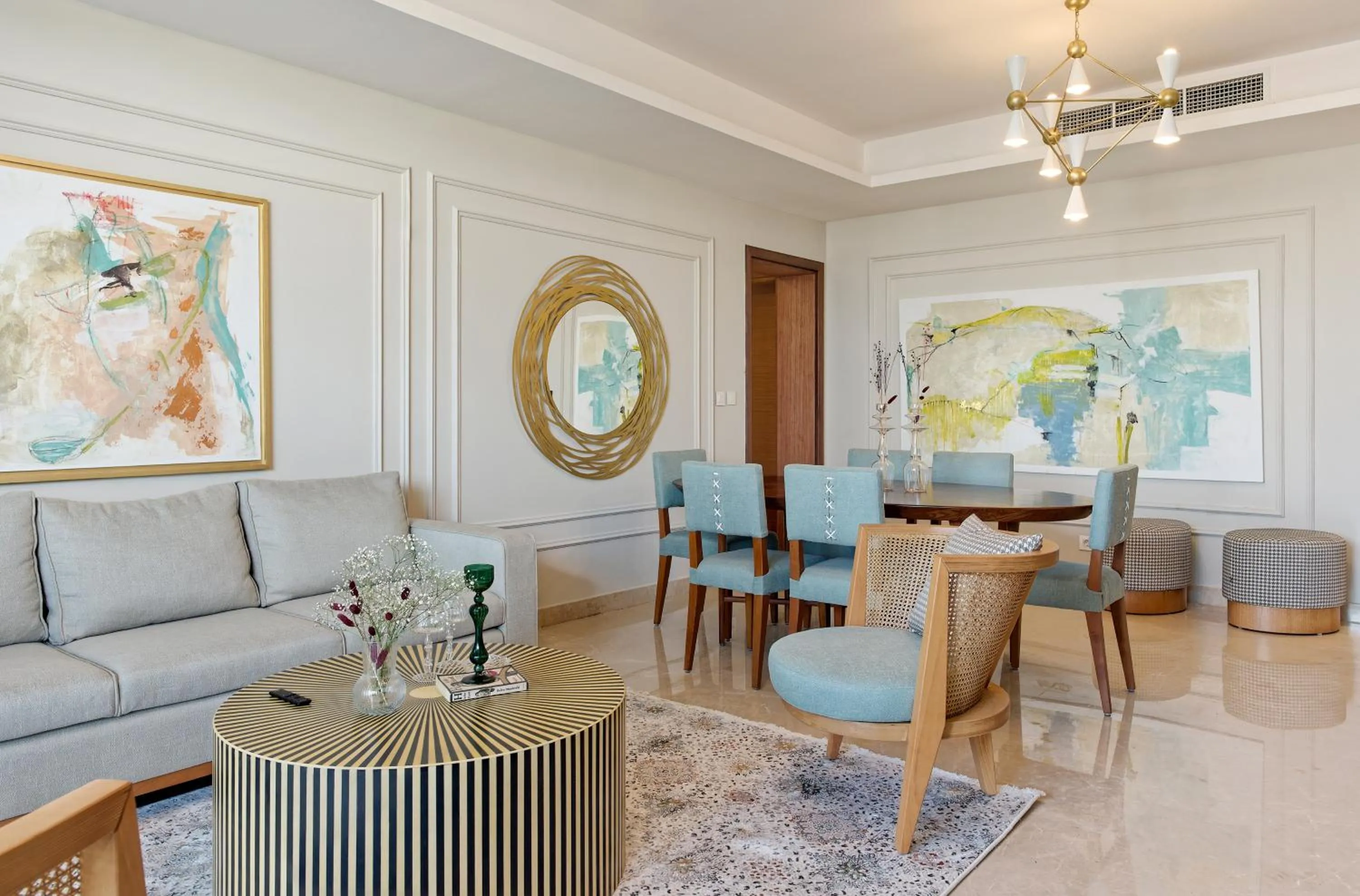 Living room in VESTA - Cairo Festival City Residence