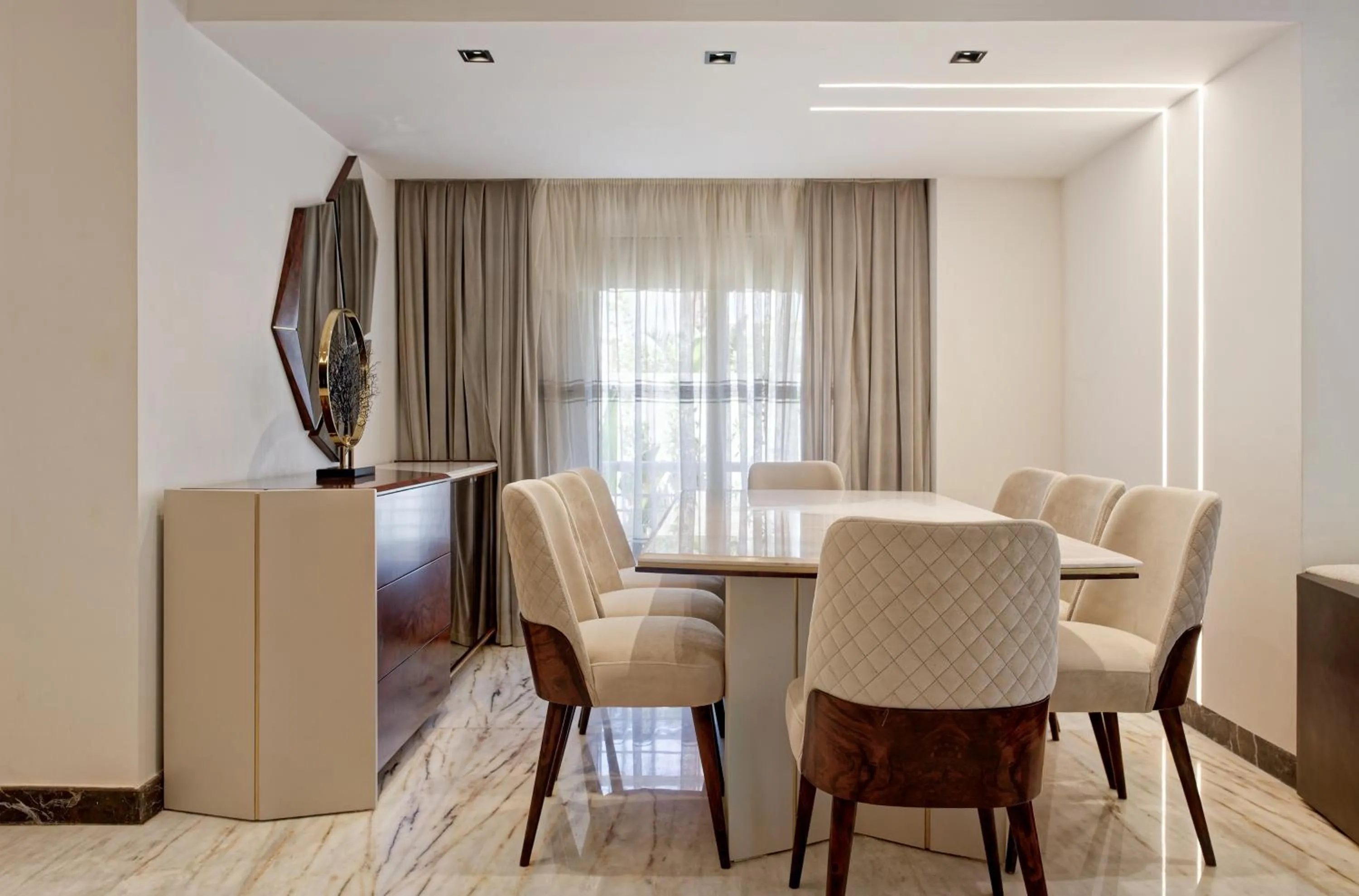 Decorative detail in VESTA - Cairo Festival City Residence