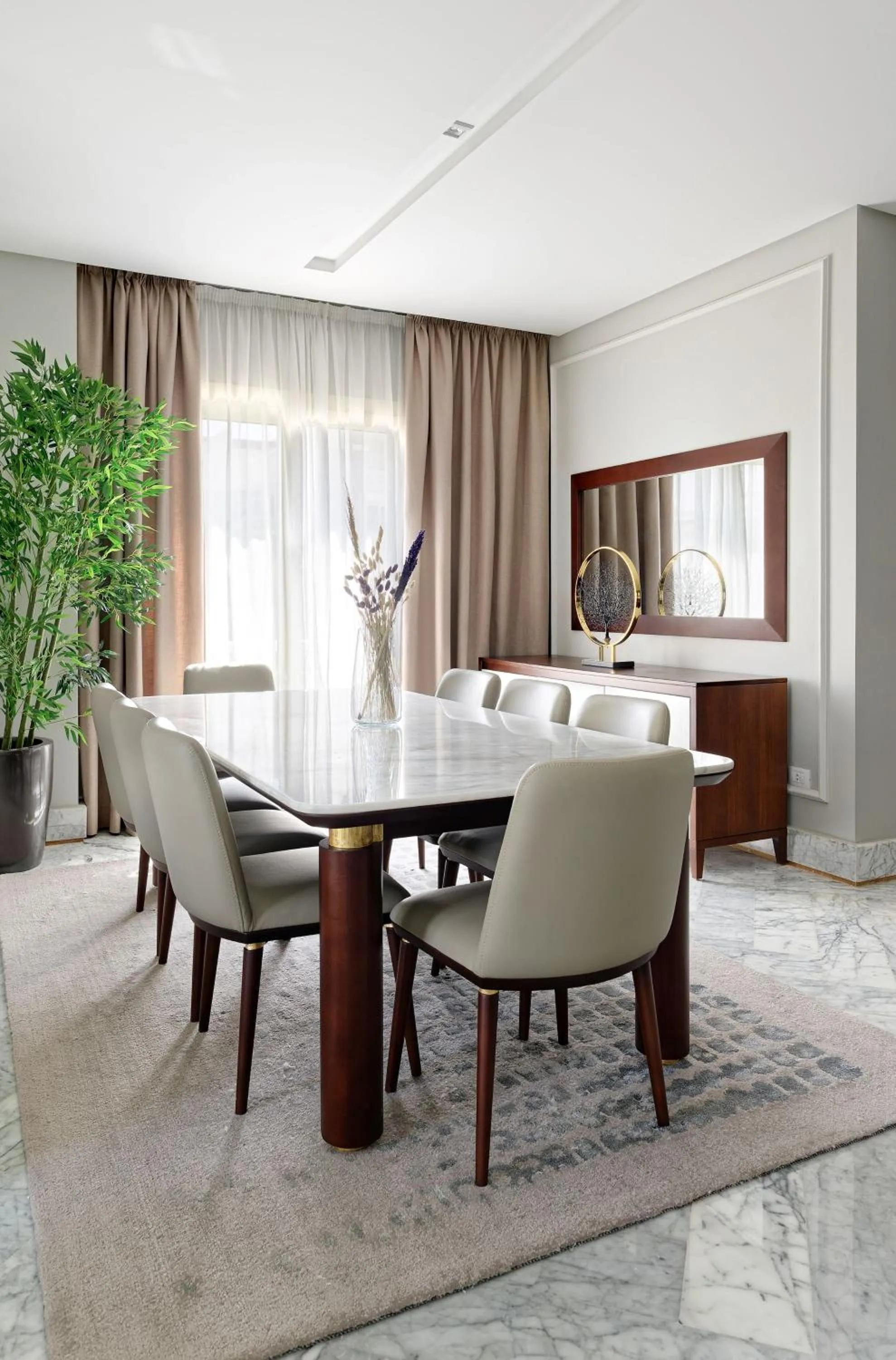 Dining area in VESTA - Cairo Festival City Residence