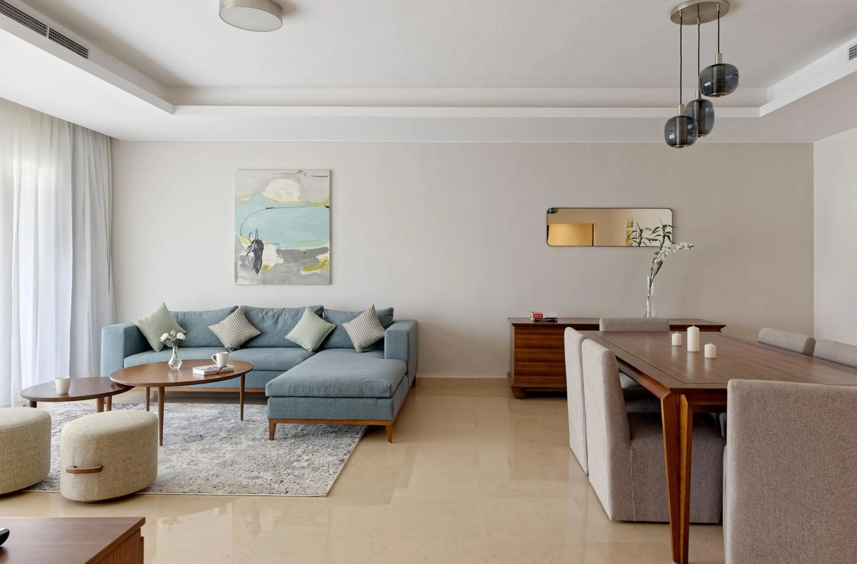 Living room in VESTA - Cairo Festival City Residence