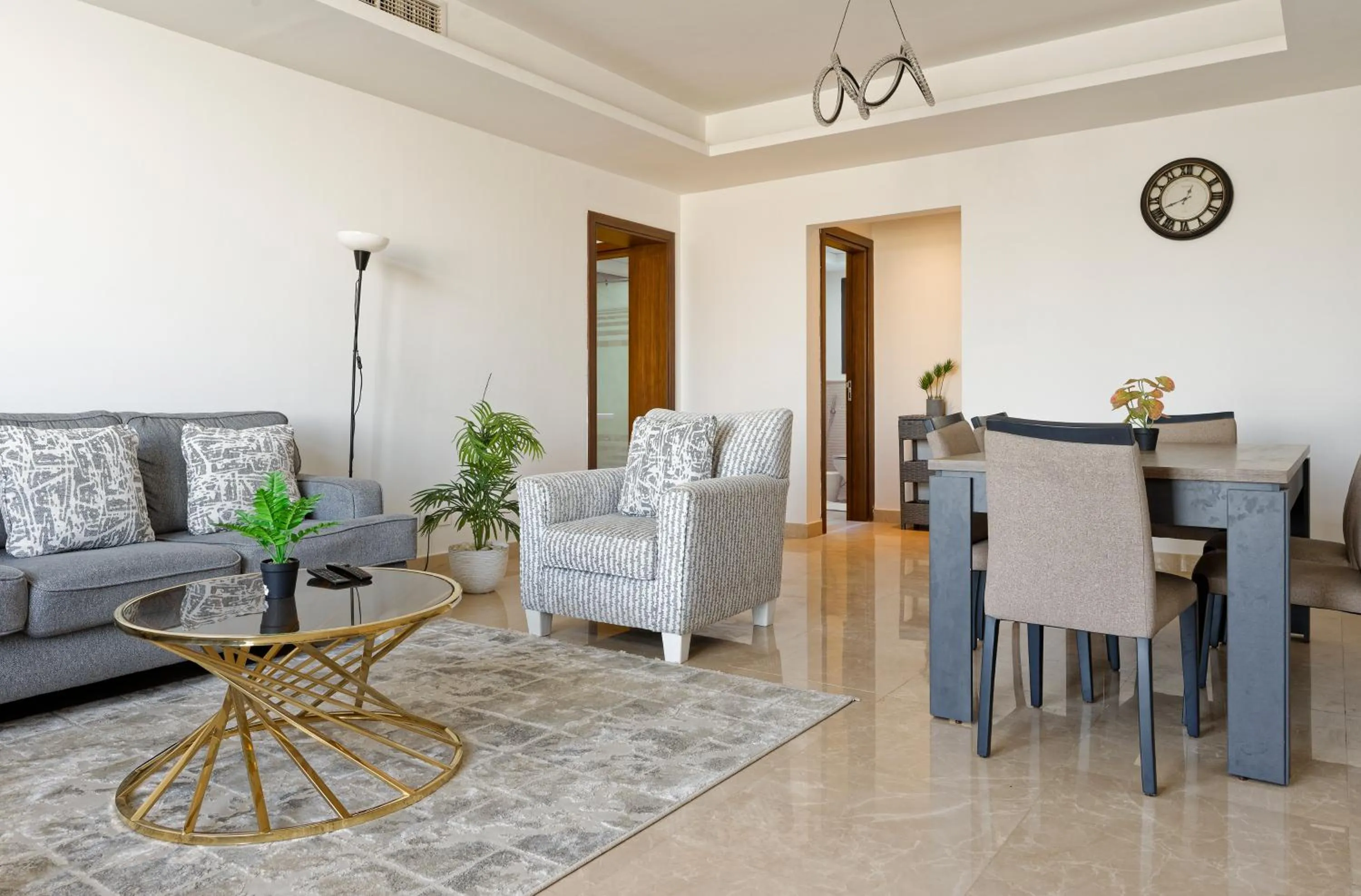 Living room in VESTA - Cairo Festival City Residence