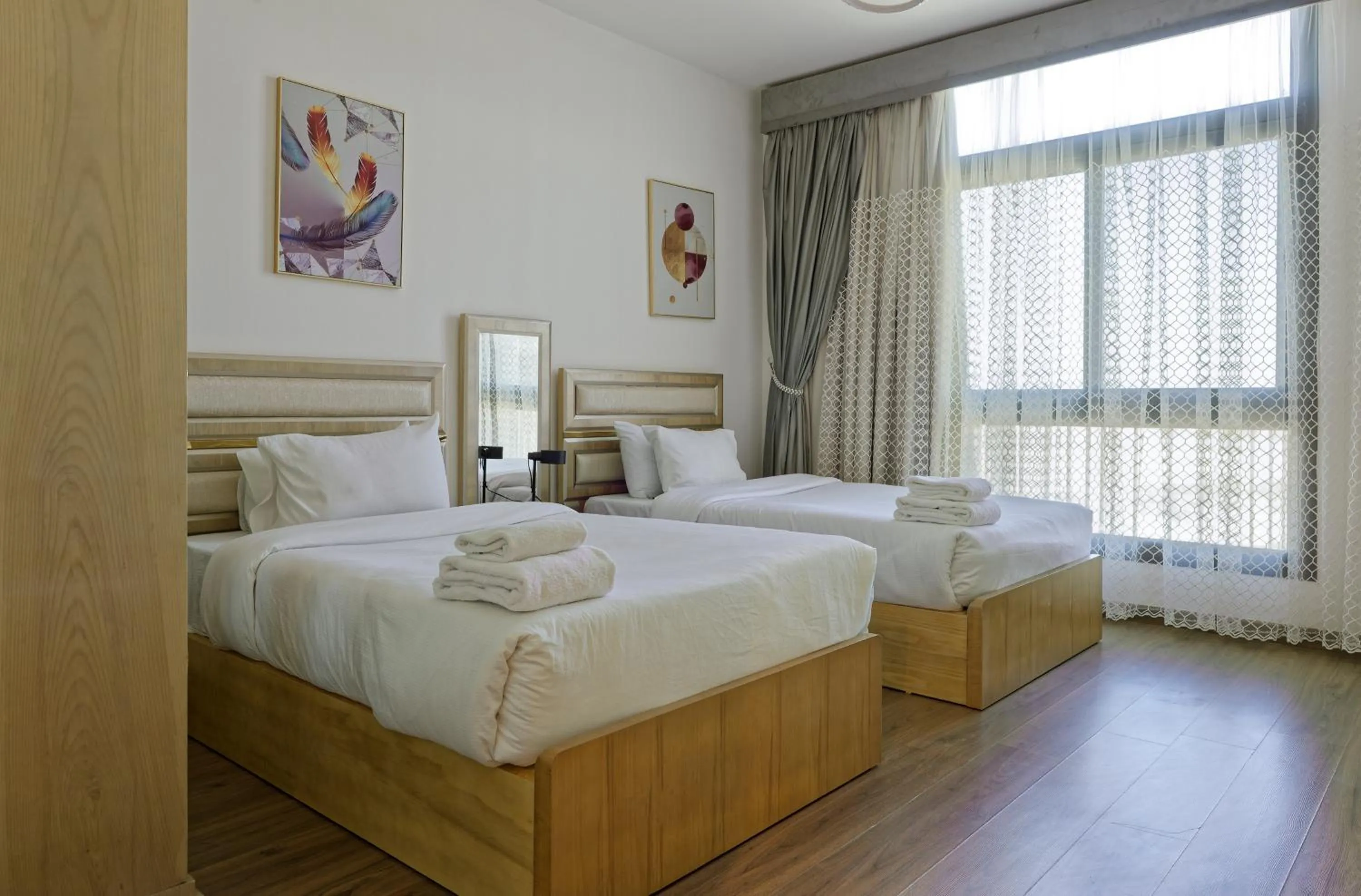 Bed in VESTA - Cairo Festival City Residence