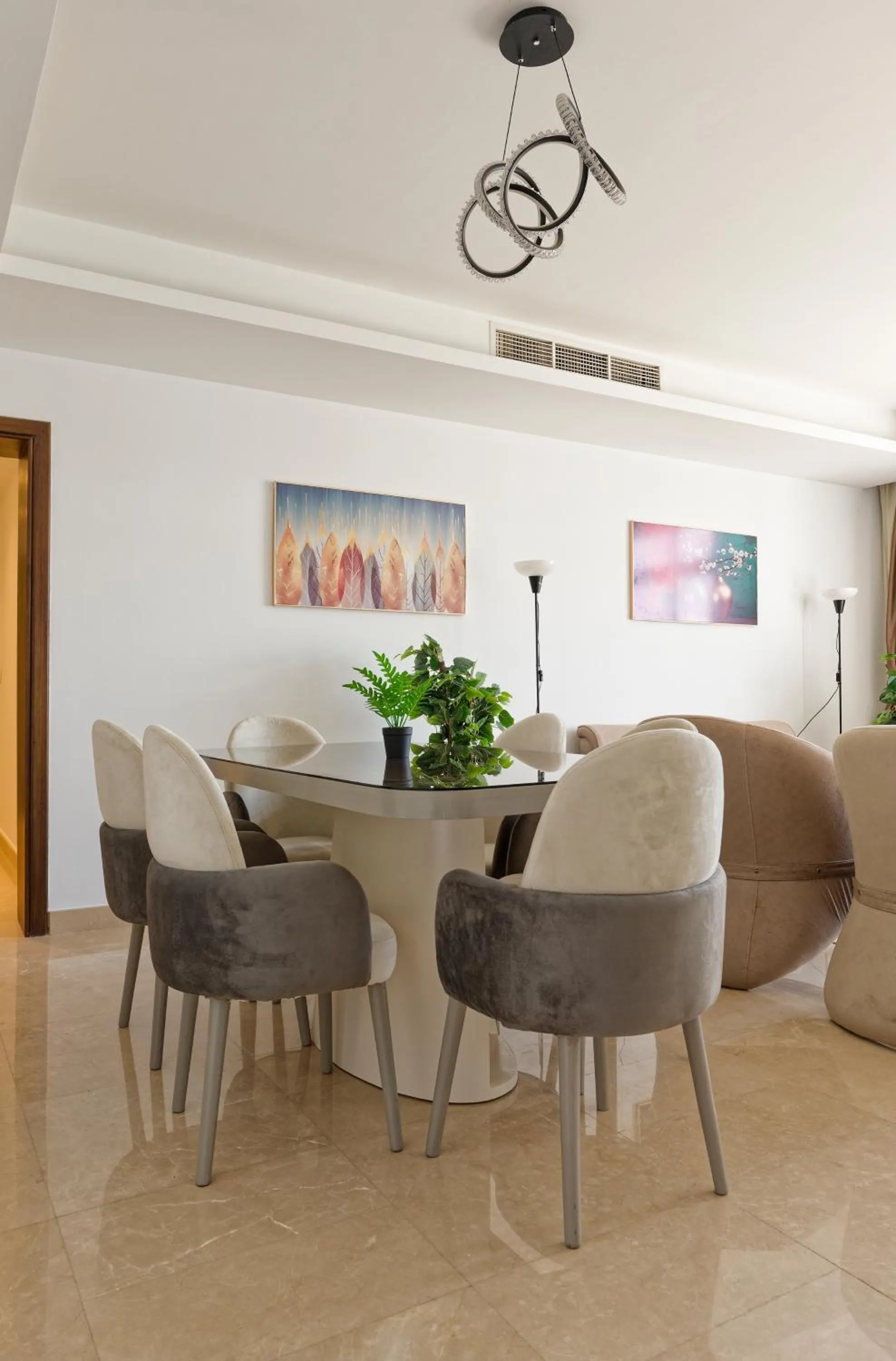 Living room in VESTA - Cairo Festival City Residence