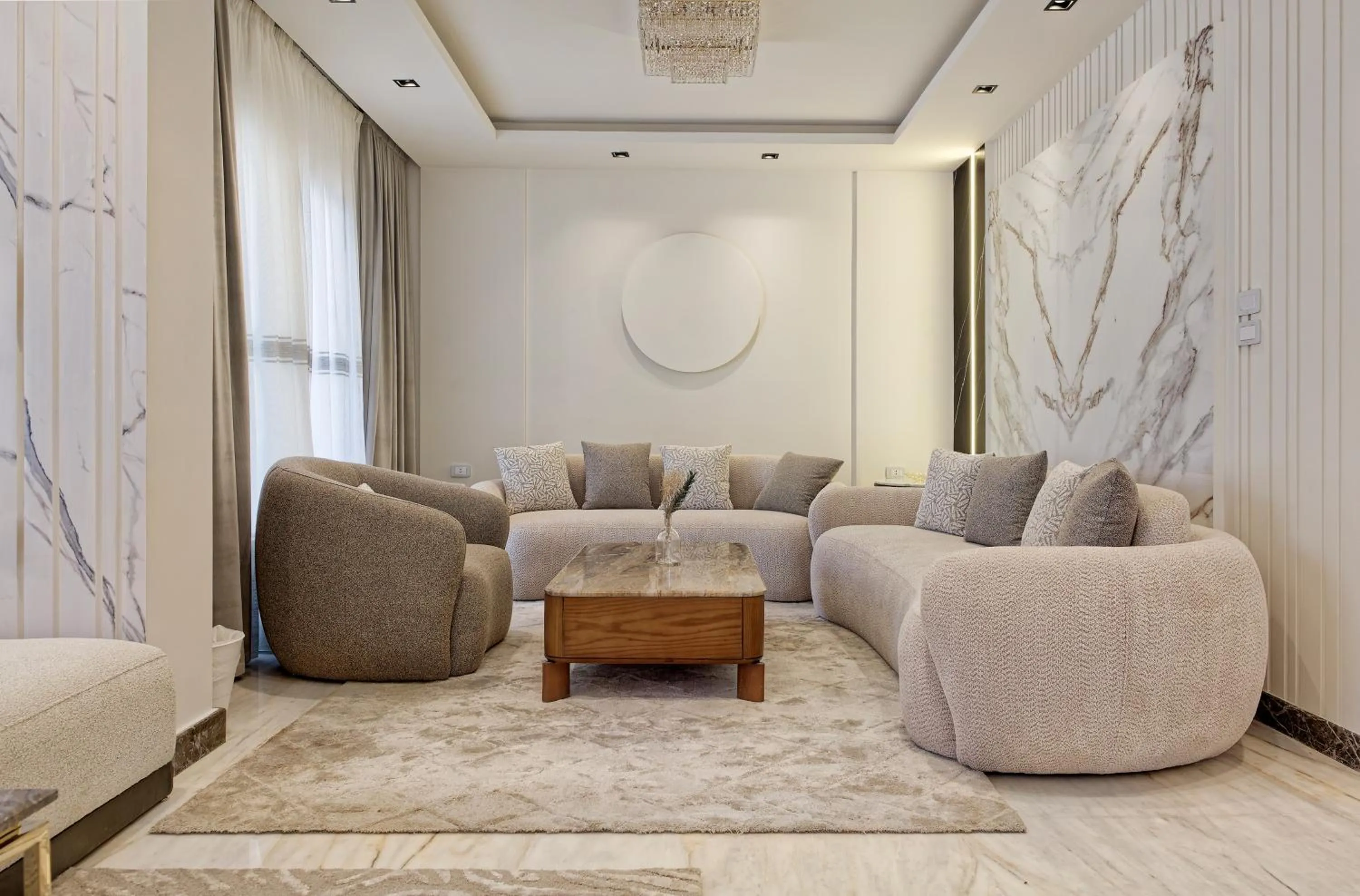 Living room in VESTA - Cairo Festival City Residence