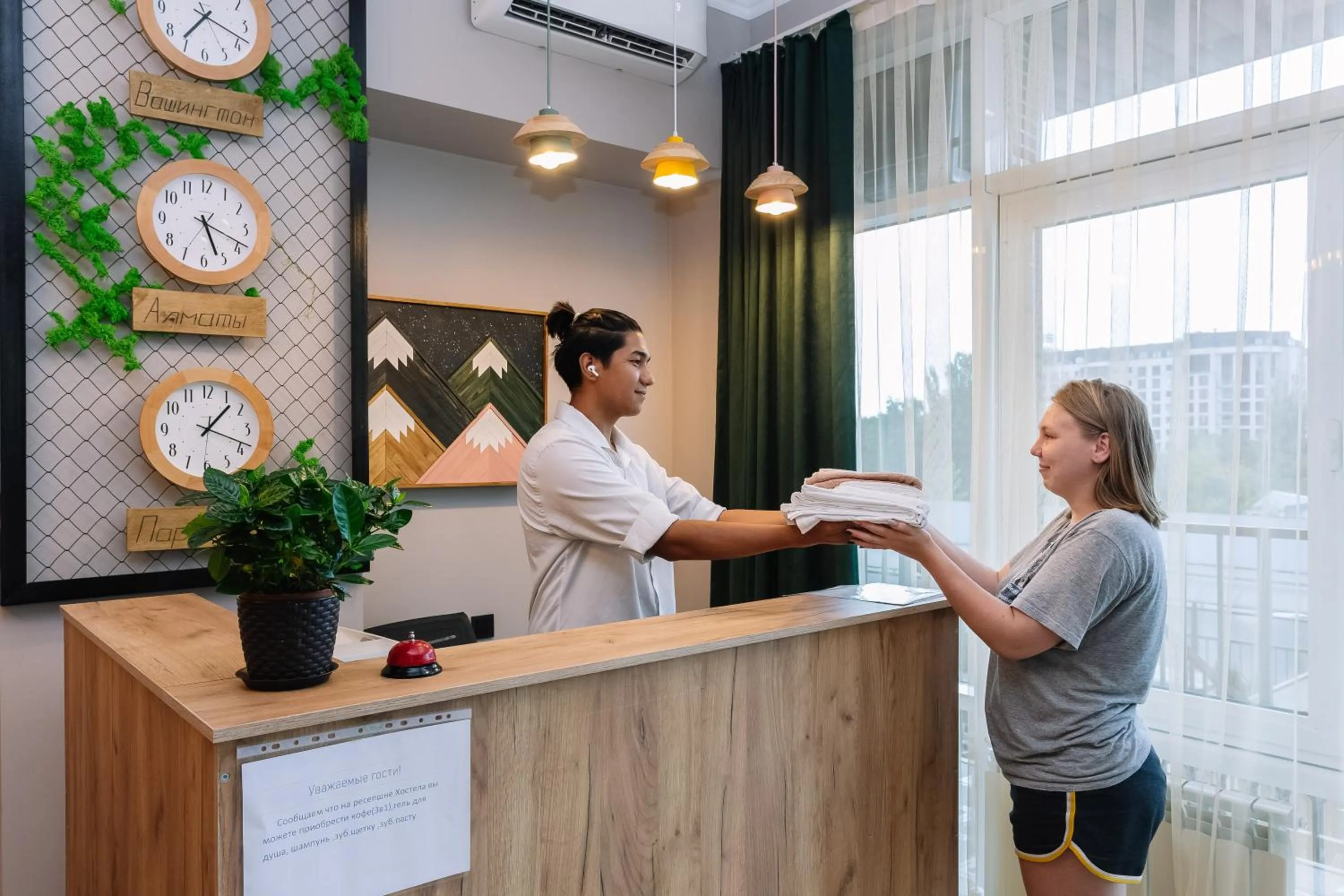 Lobby or reception in DOMA HOSTEL