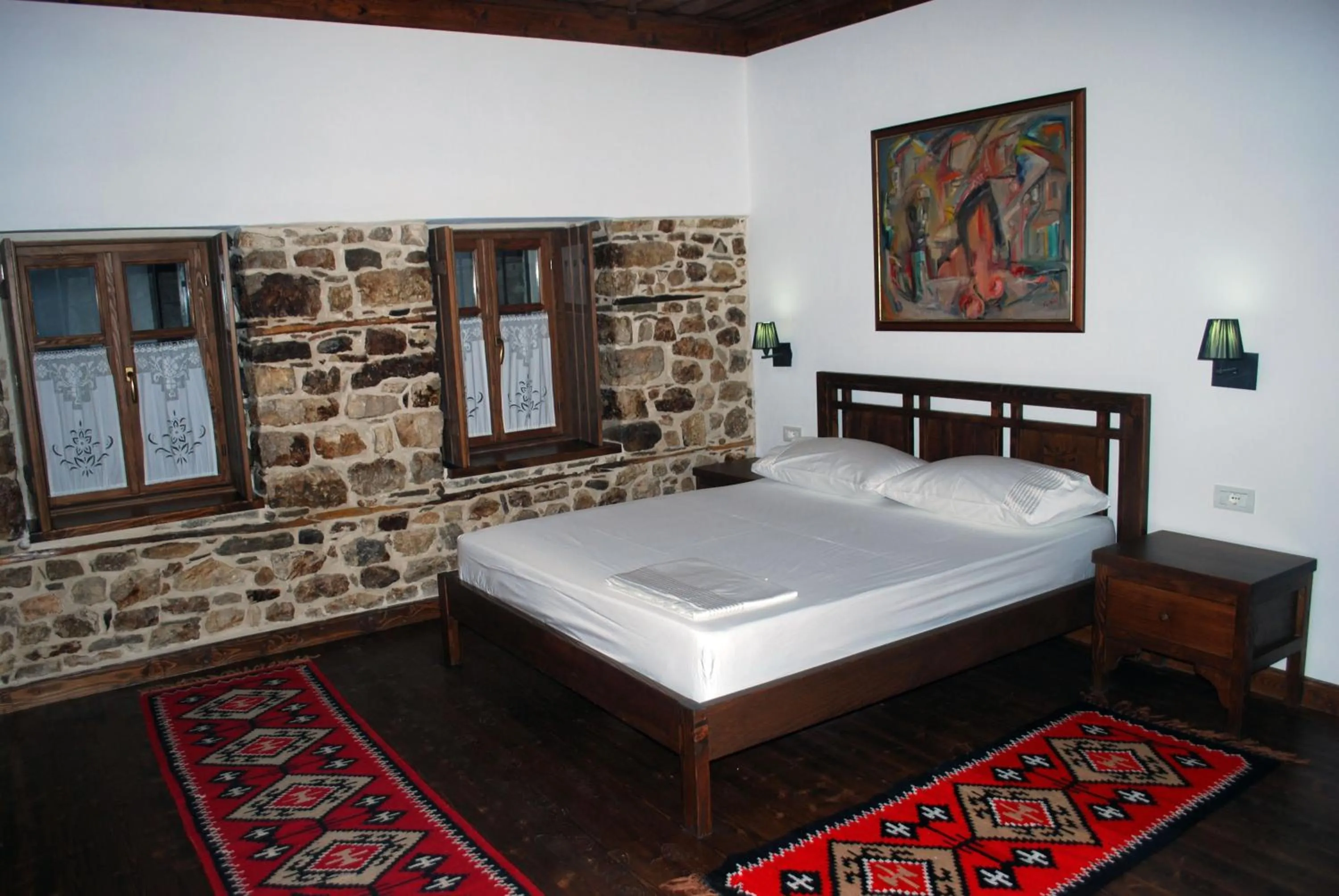 Decorative detail, Bed in Hotel Boutique Osumi