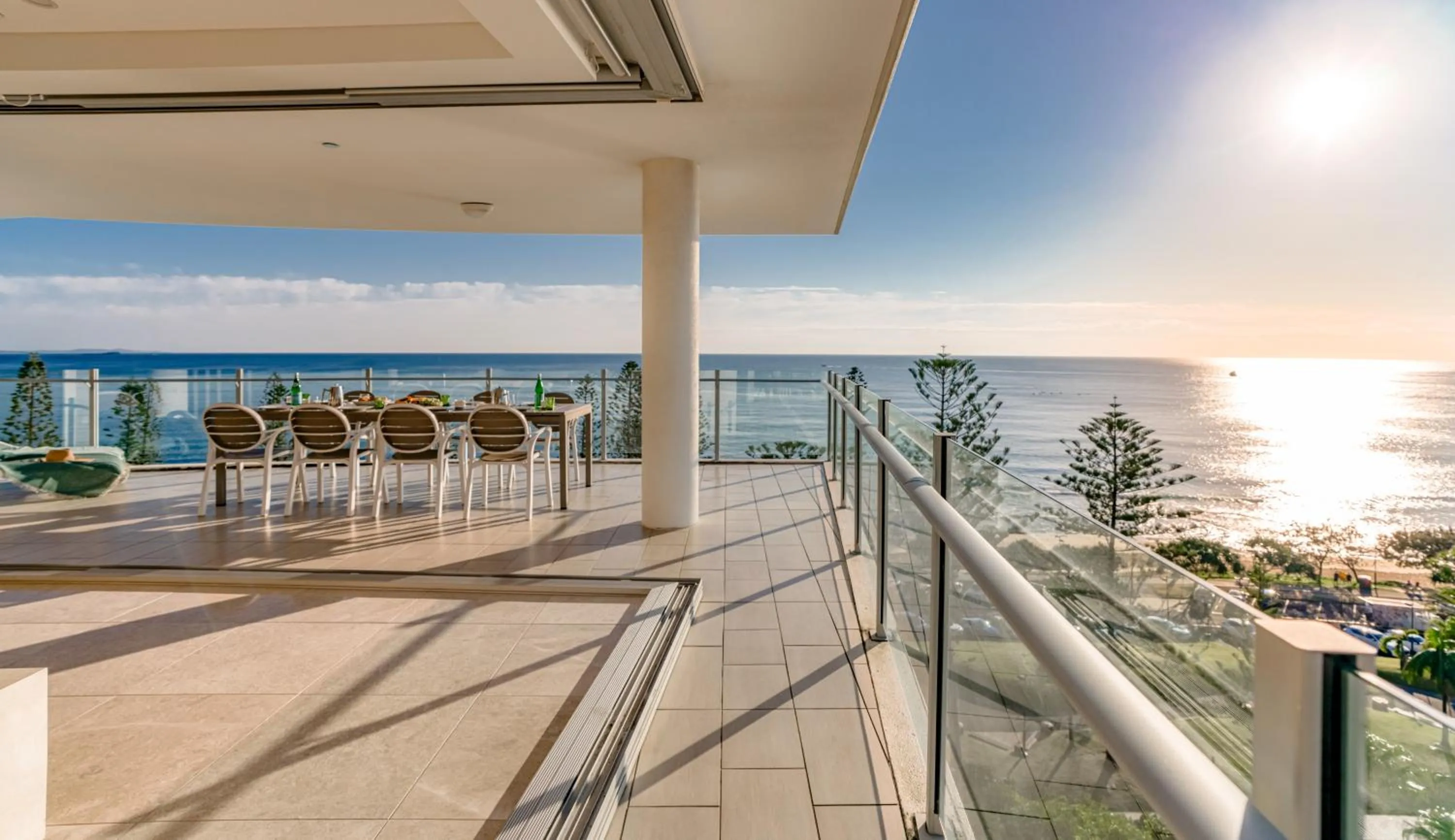 Balcony/Terrace in Sea Pearl A1 Beach Resort