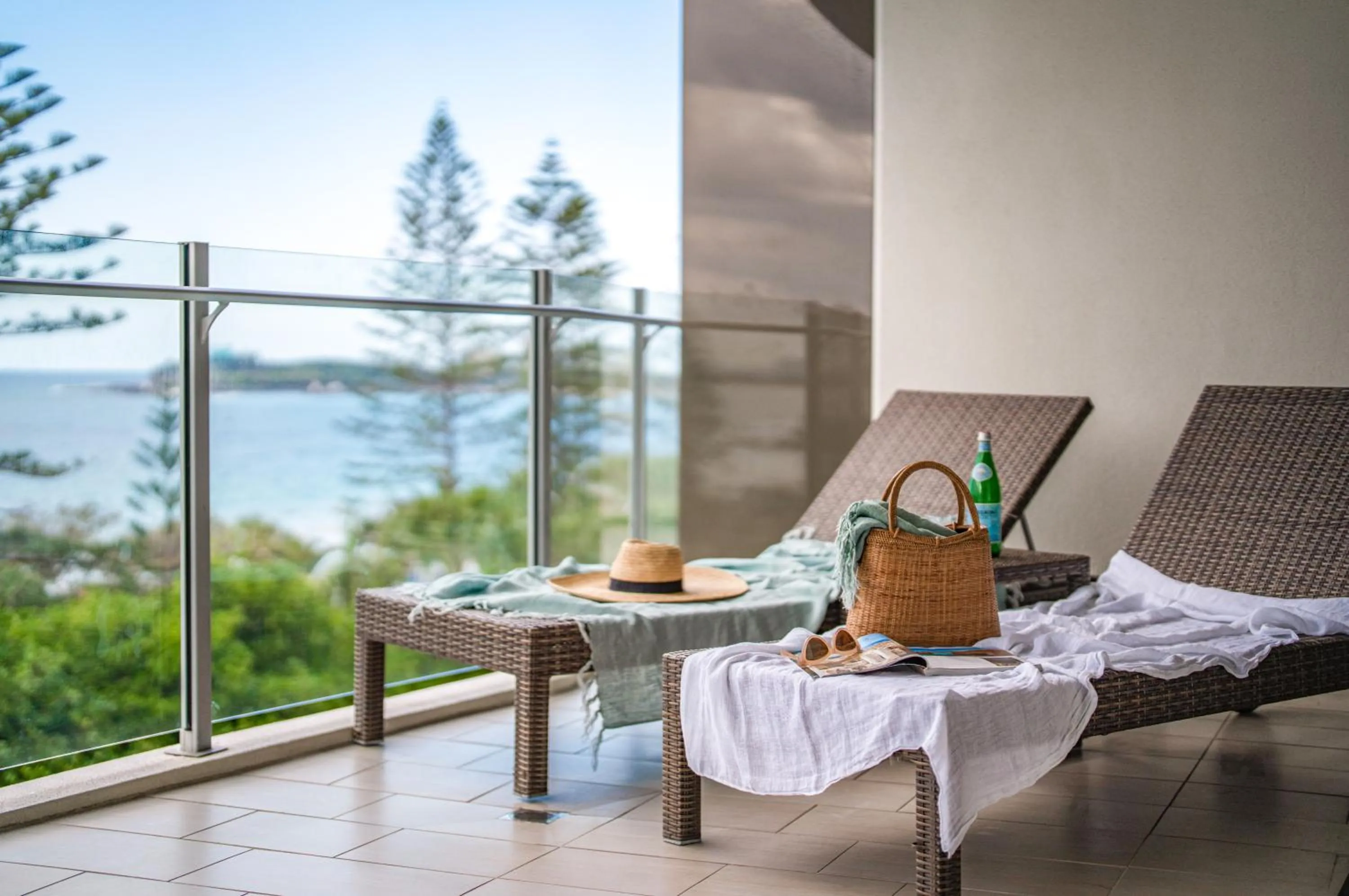 Balcony/Terrace in Sea Pearl A1 Beach Resort