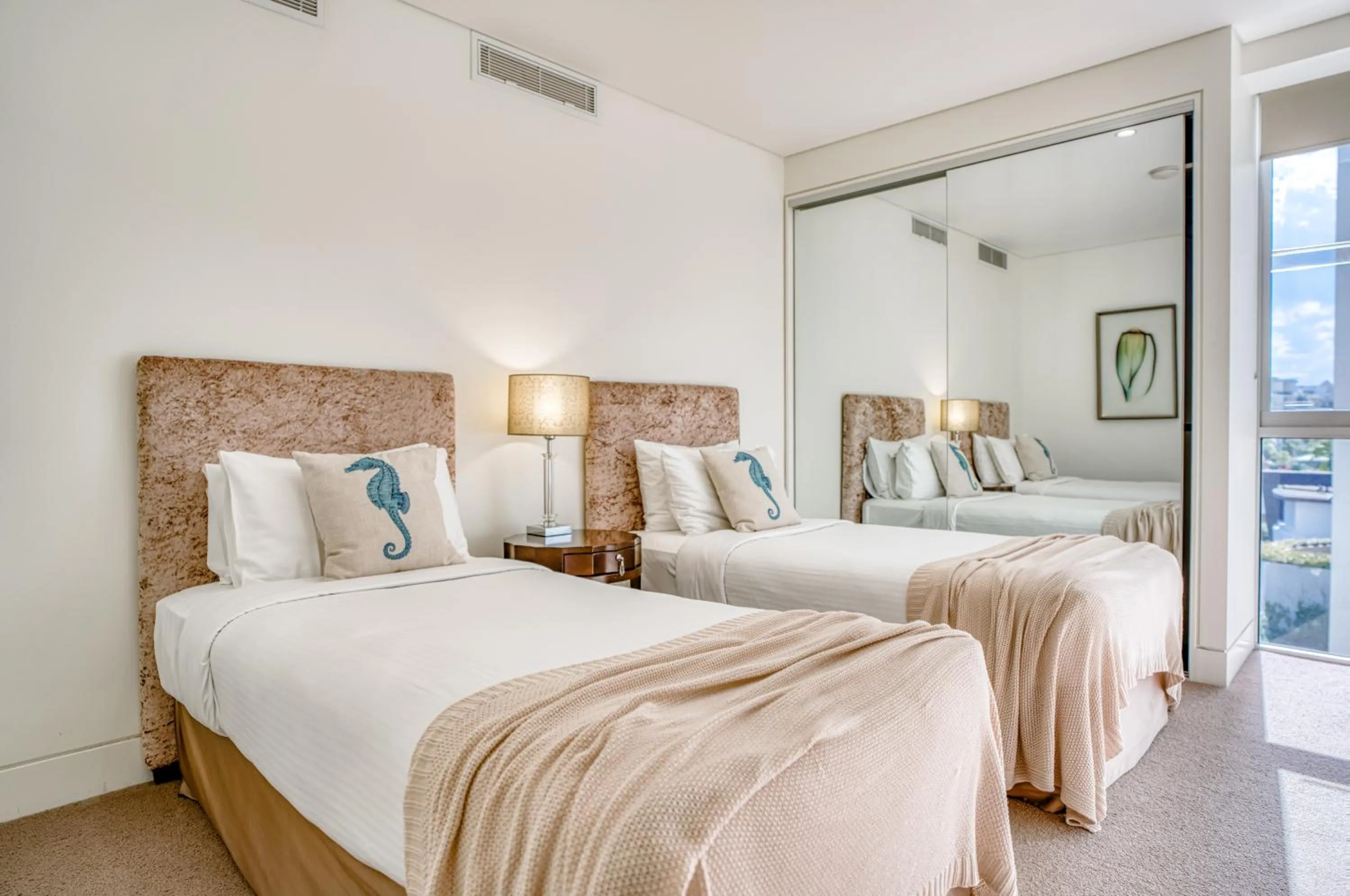 Bed in Sea Pearl A1 Beach Resort