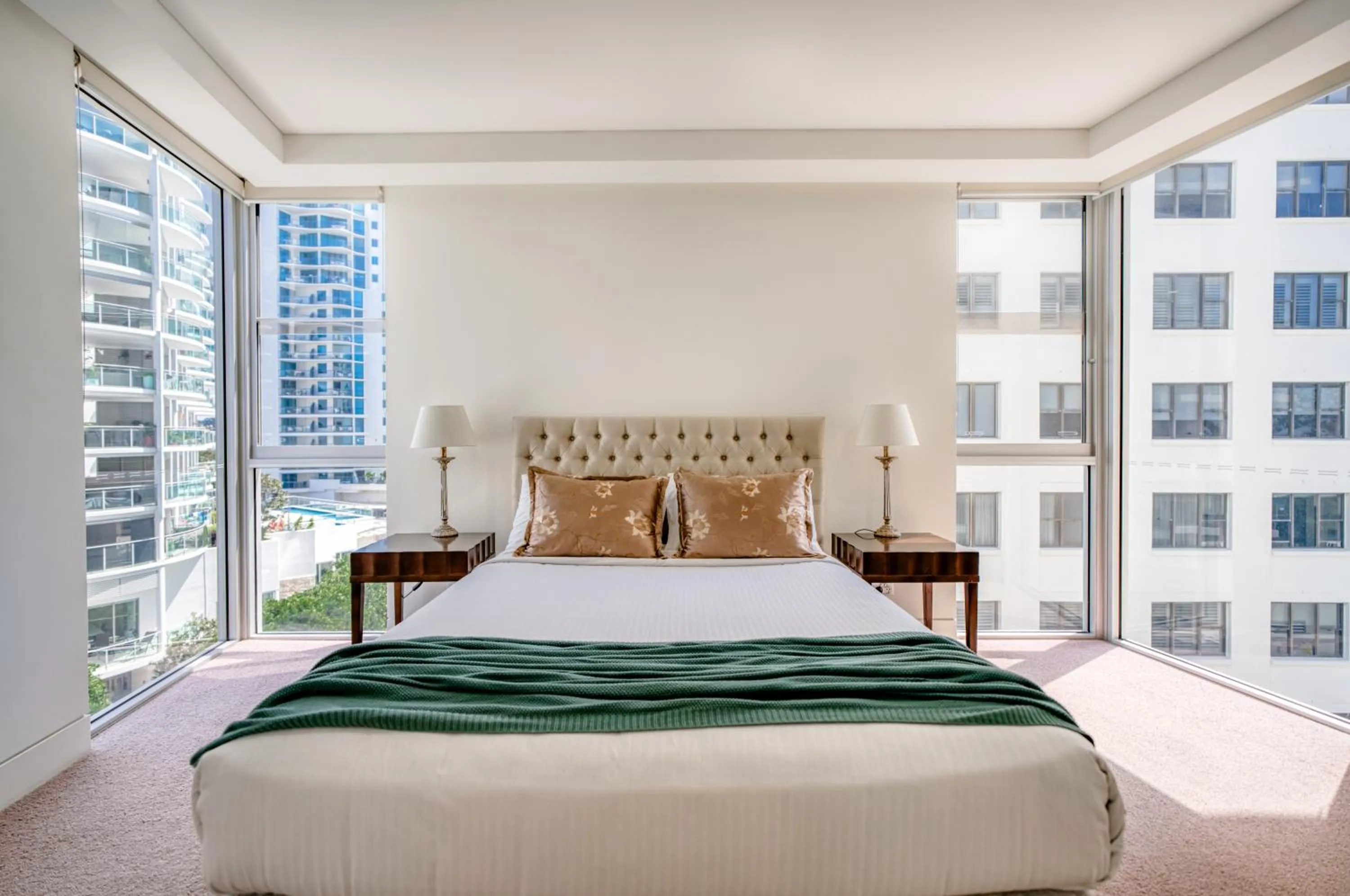 Bed in Sea Pearl A1 Beach Resort